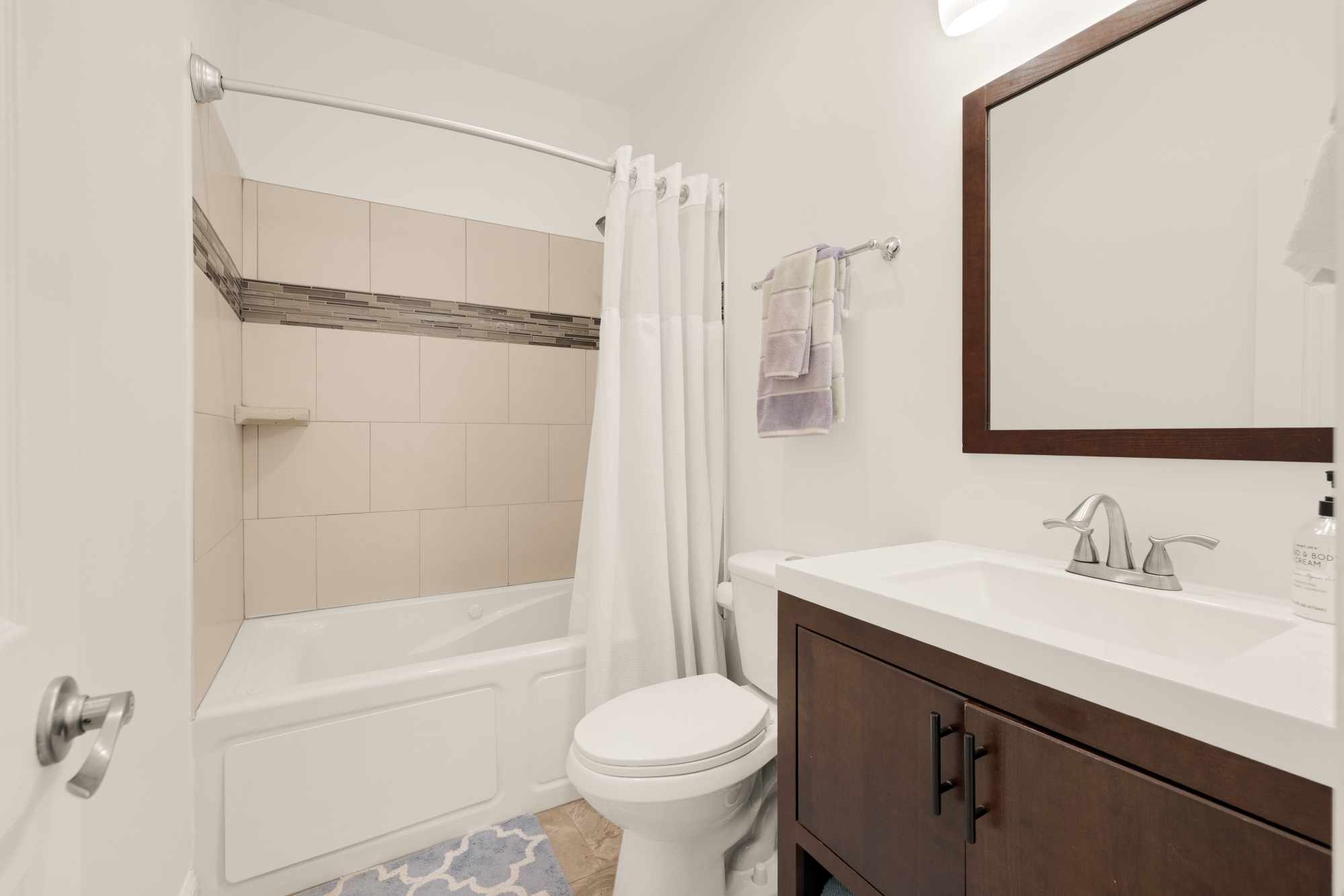 233 S Street Northeast, Unit 4 Washington, DC 20002 - Photo 22 of 37 a bathroom with a sink toilet and shower