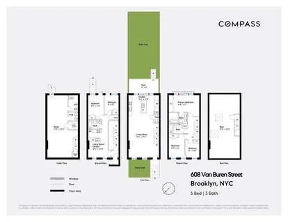 $1,948,000 | 608 Van Buren Street, Unit 2FAM | Bushwick