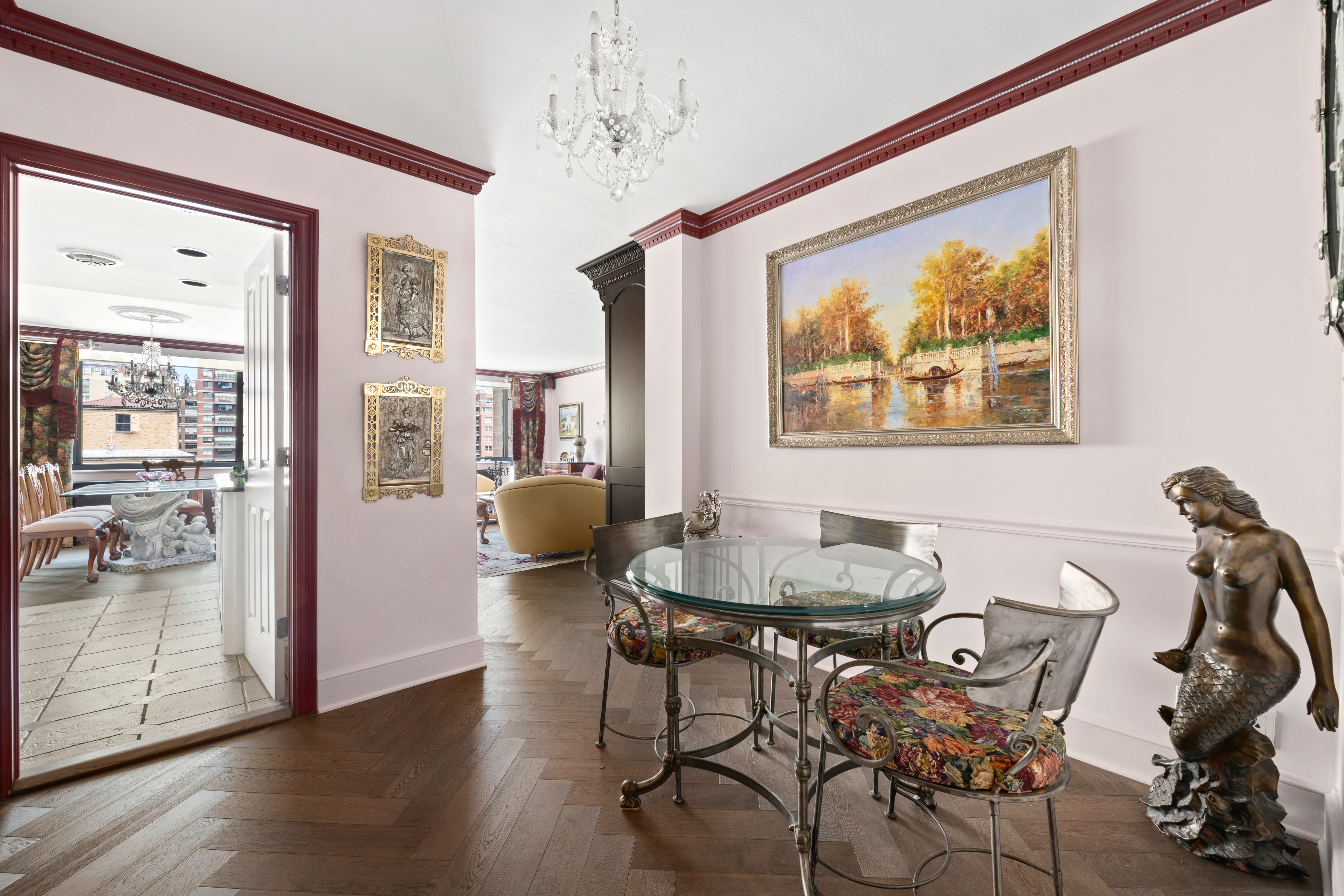 333 East 69th Street, Unit 10J Manhattan, NY 10021 - Photo 3 of 12 a dining room with furniture and window