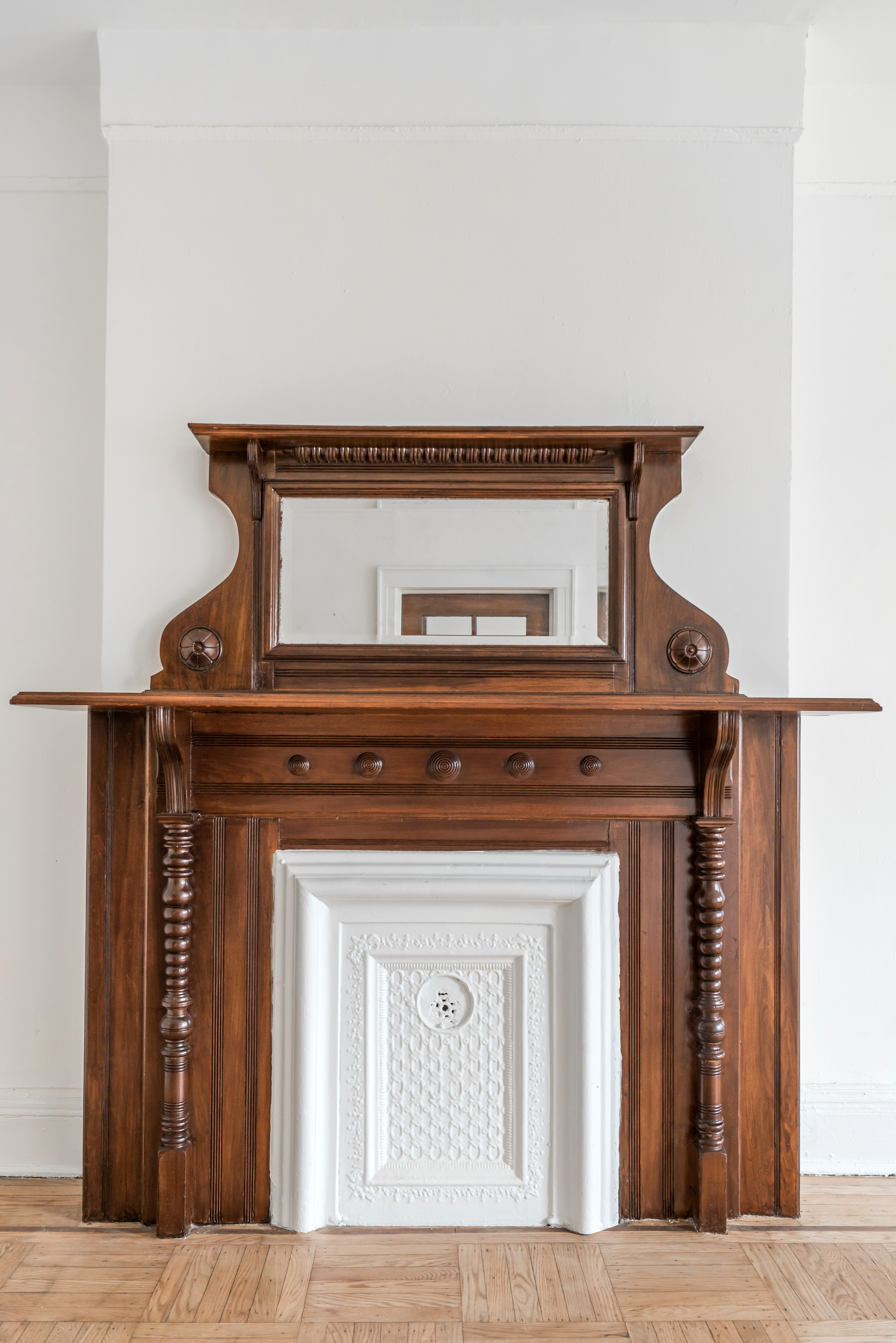 670 Macon Street, Unit 2 Brooklyn, NY 11233 - Photo 7 of 16 a close view of a fireplace in an empty room