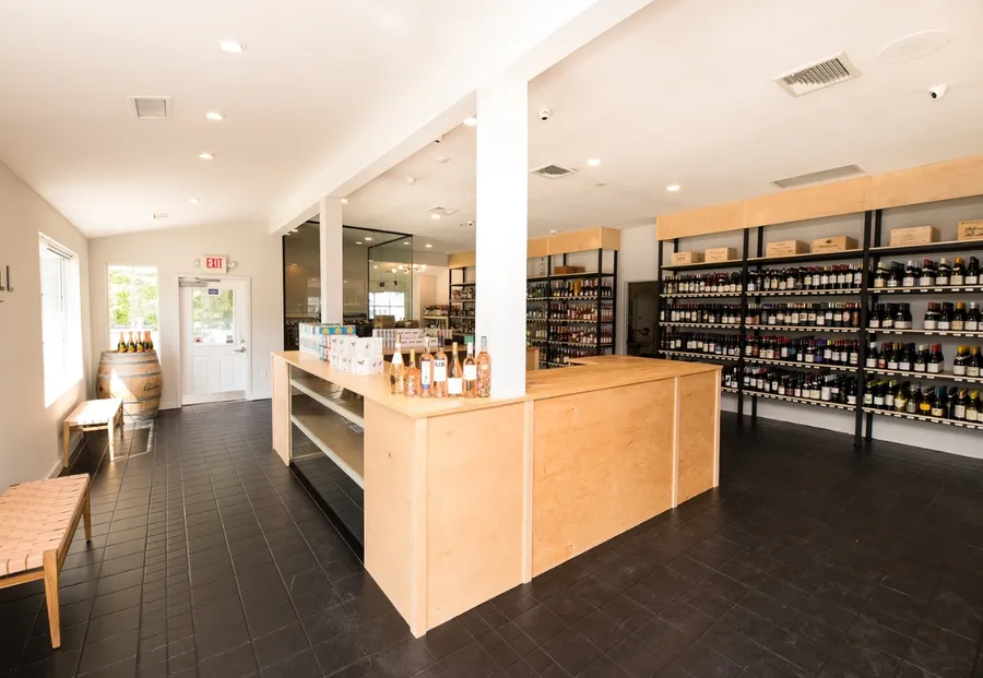 a view of a golf course with a garden