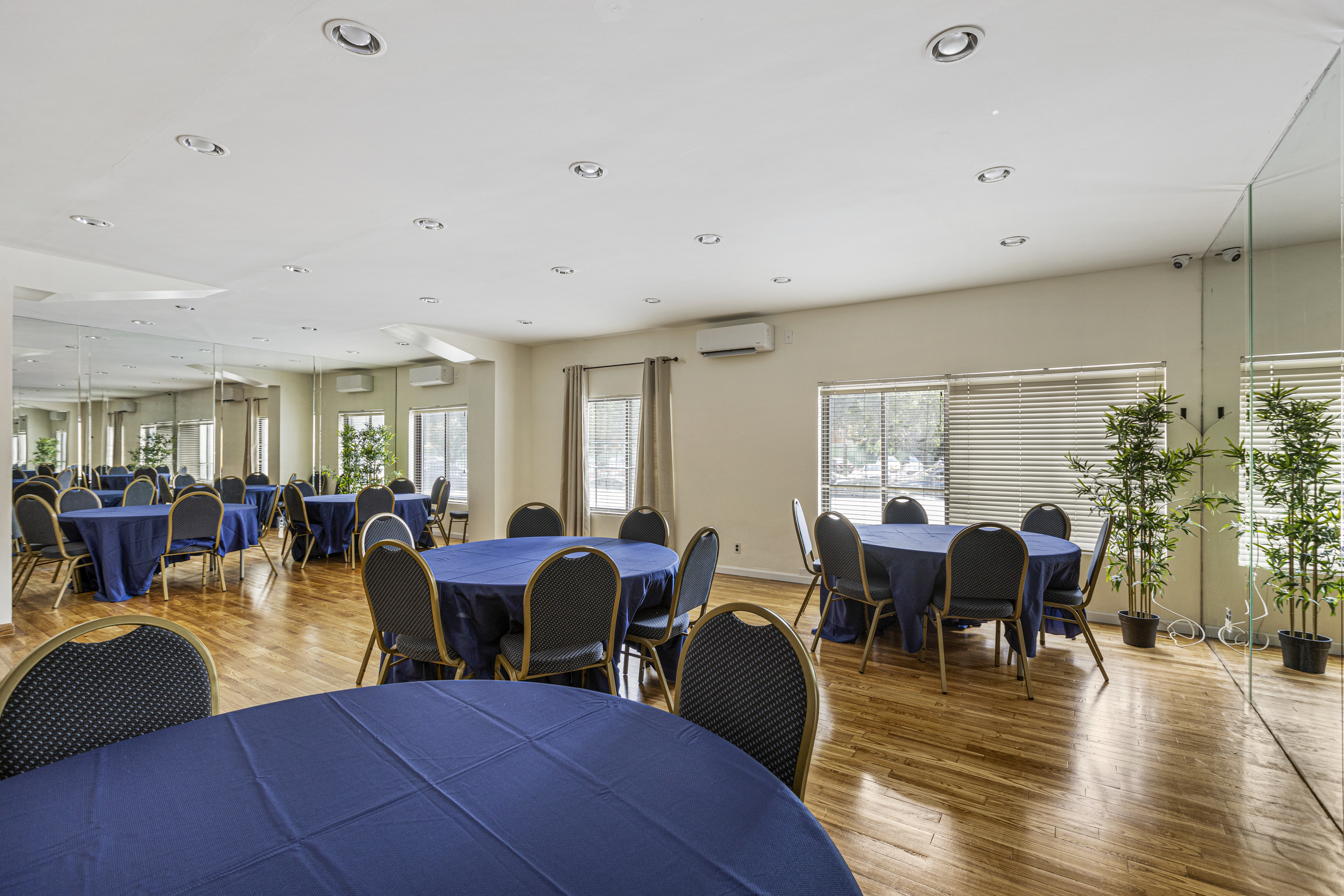 2540 Shore Boulevard, Unit 4S Queens, NY 11102 - Photo 28 of 31 a view of a dining room with furniture window and wooden floor