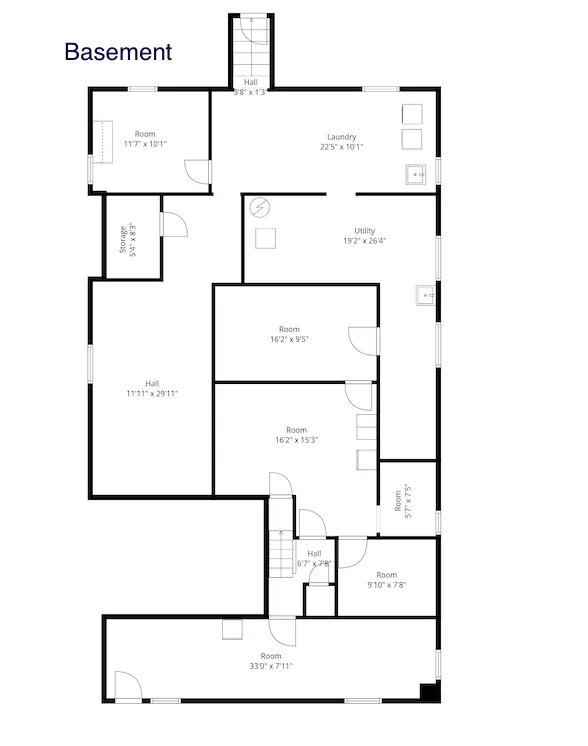 a picture of a floor plan
