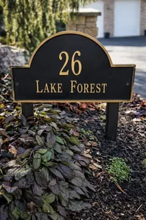 a view of outdoor space with sign board