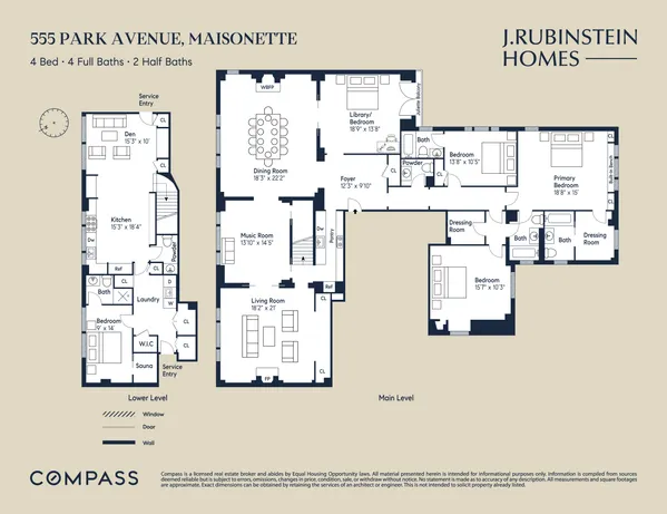 $7,950,000 | 555 Park Avenue, Unit MAIS | Lenox Hill
