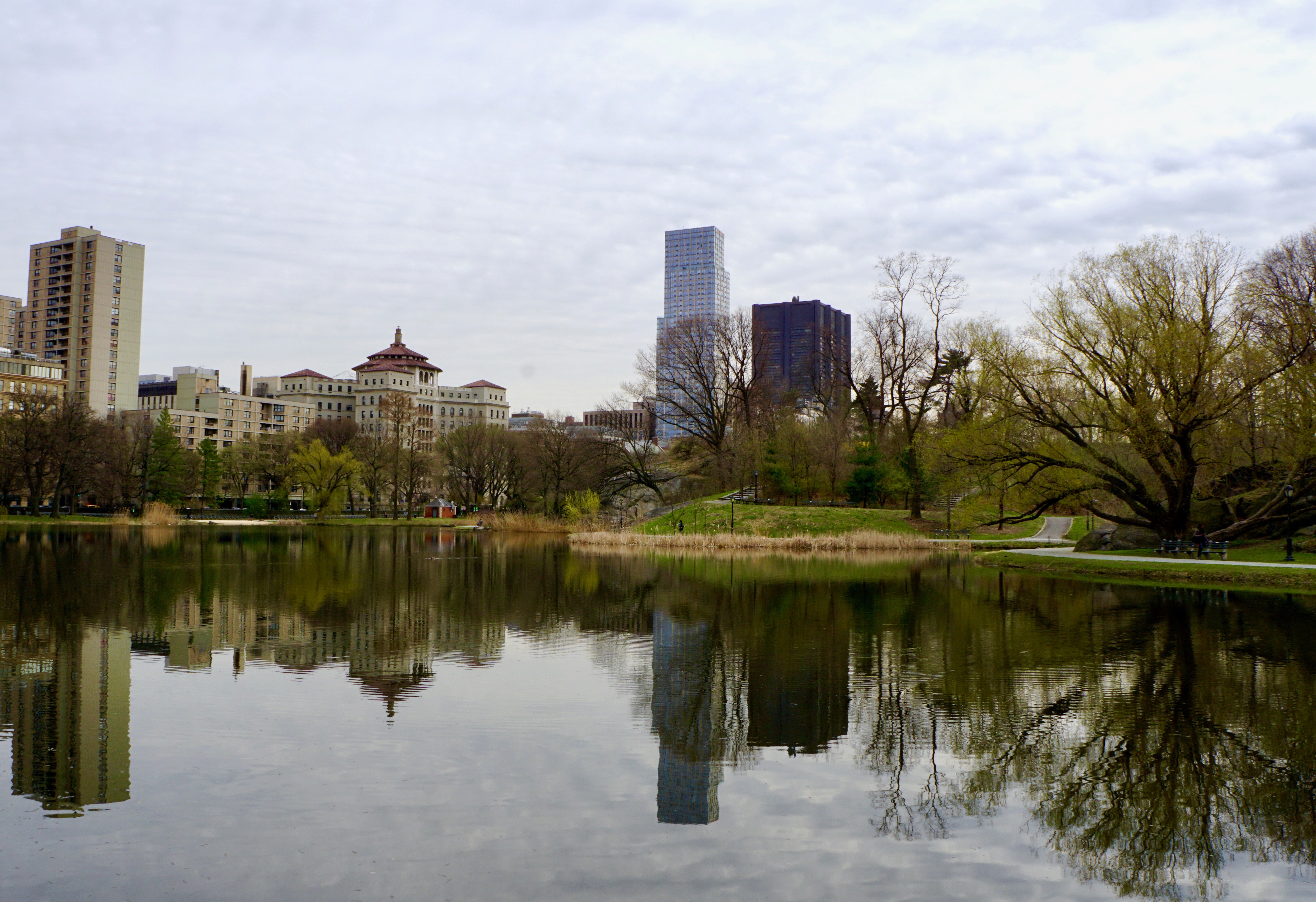 1255 5th Avenue, Unit 5J Manhattan, NY 10029 - Photo 15 of 17 a view of a lake with a yard and a large window