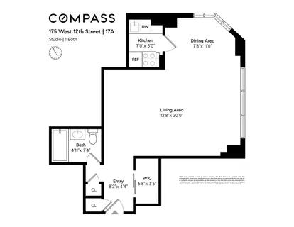 $4,500 | 175 West 12th Street, Unit 17A | West Village