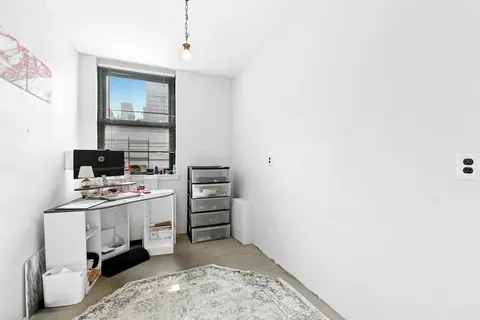 a room with storage and utility