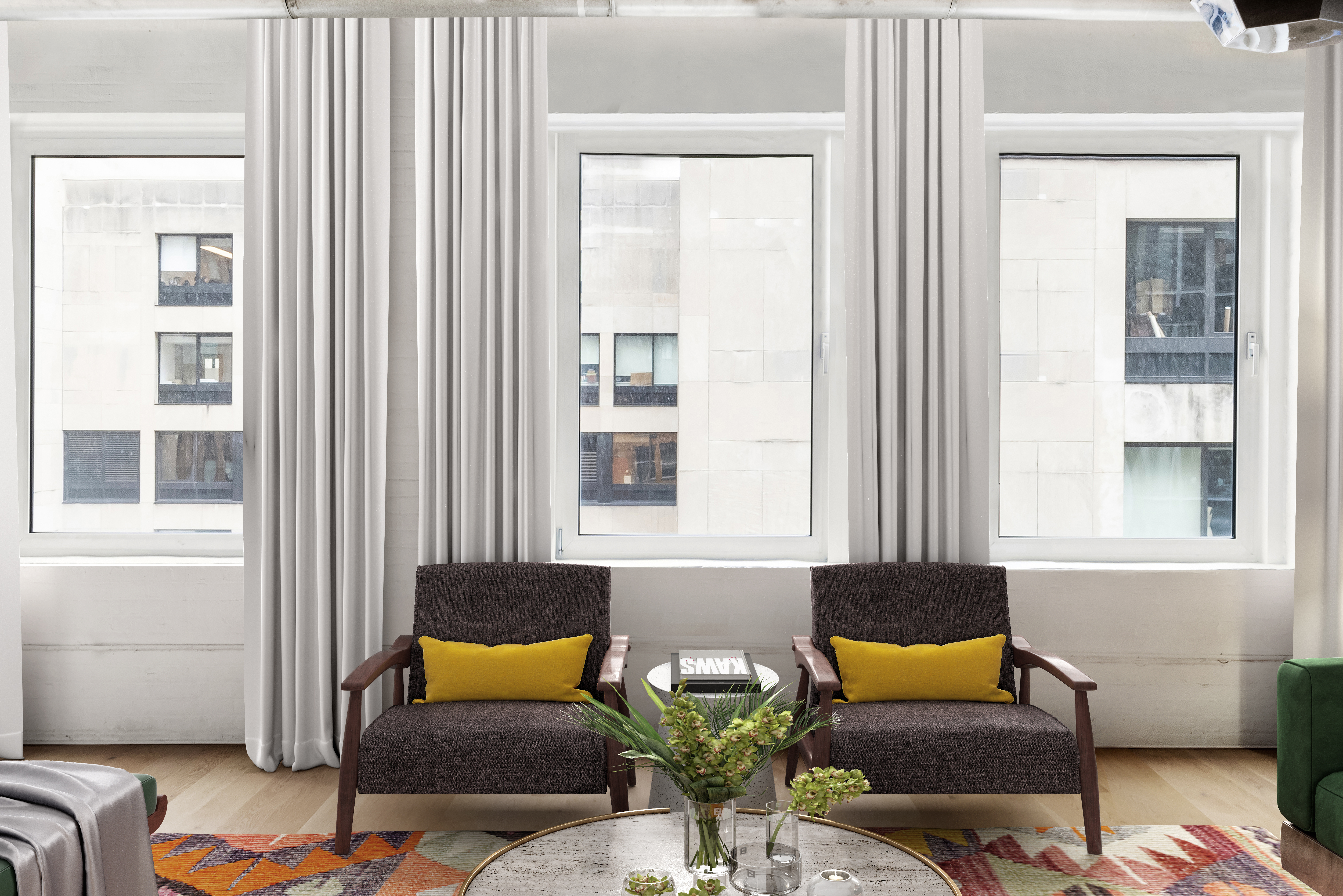 253 West 28th Street, Unit 5 Manhattan, NY 10001 - Photo 7 of 19 a living room with furniture and a window