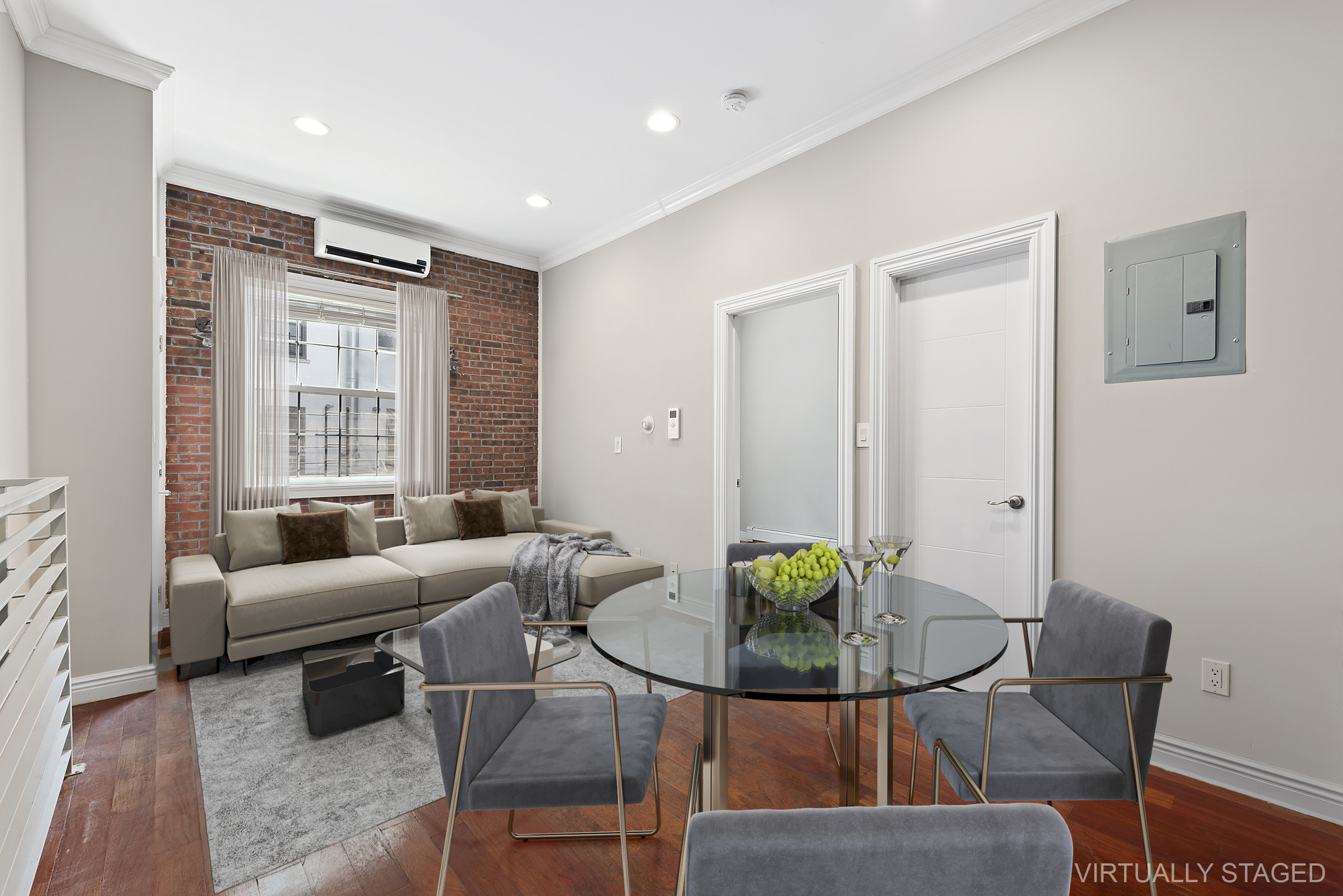 527 Carroll Street, Unit 1R Brooklyn, NY 11215 - Photo 2 of 9 a living room with furniture and a table