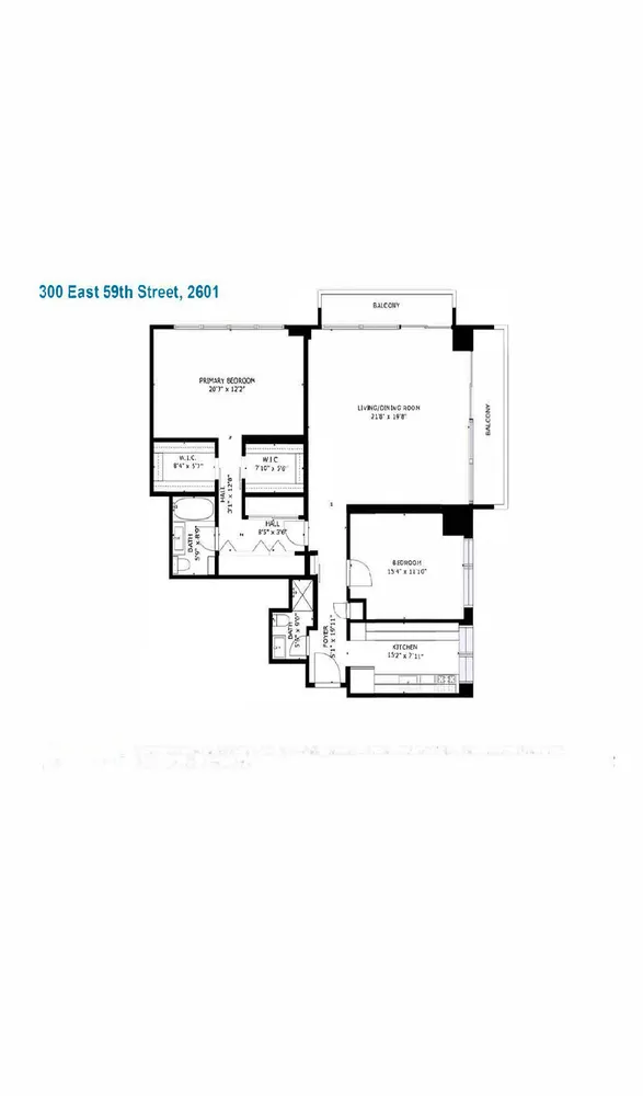 $1,350,000 | 300 East 59th Street, Unit 2601 | Sutton Place