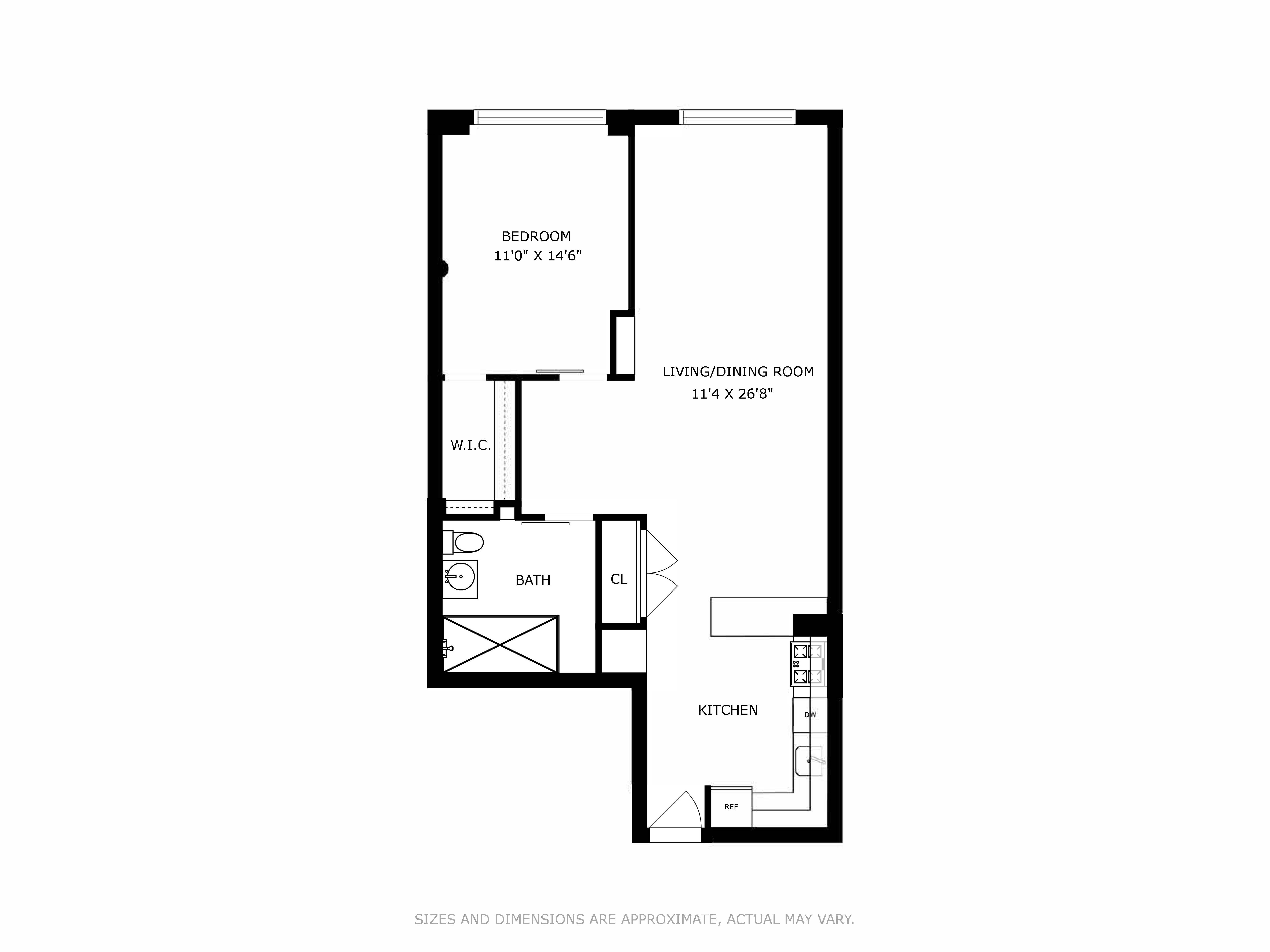 808 Broadway, Unit 4K Manhattan, NY 10003 - Photo 7 of 7 a picture of floor plan