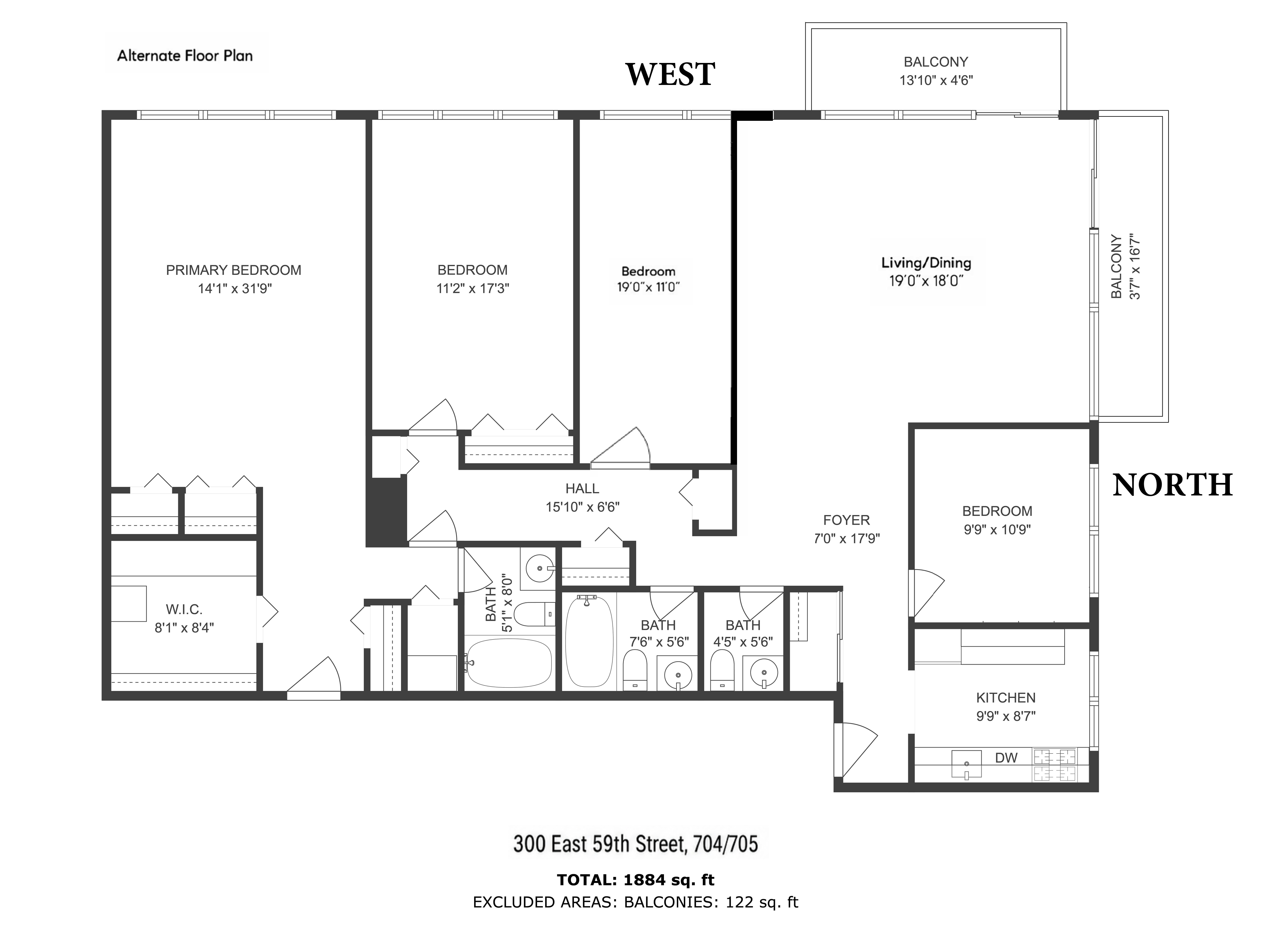 300 East 59th Street, Unit 704/705 Manhattan, NY 10022 - Photo 19 of 19 Gallery Image 19
