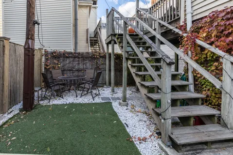 a view of building with yard