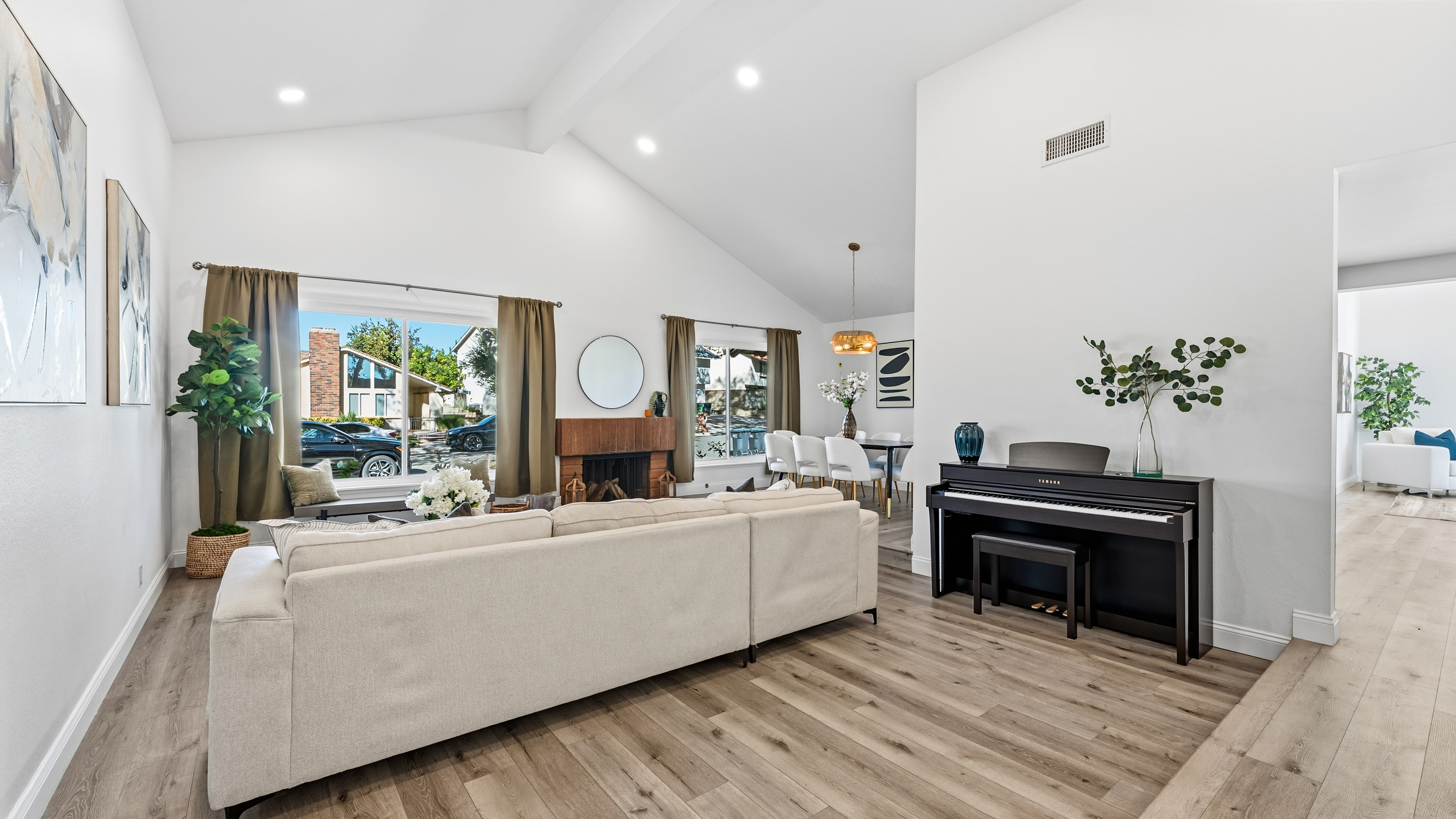 2430 North Greensward Street Simi Valley, CA 93065 - Photo 3 of 6 a living room with furniture and a fireplace