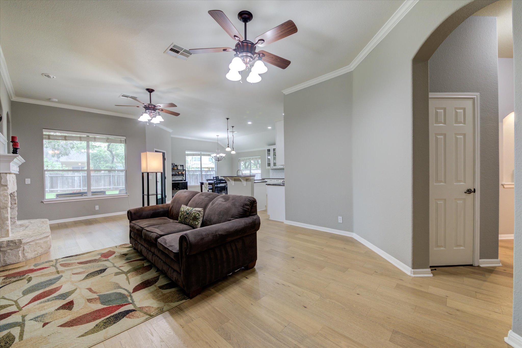 5412 Batak Lane Austin, TX 78749 - Photo 9 of 40 a living room with furniture and a large window