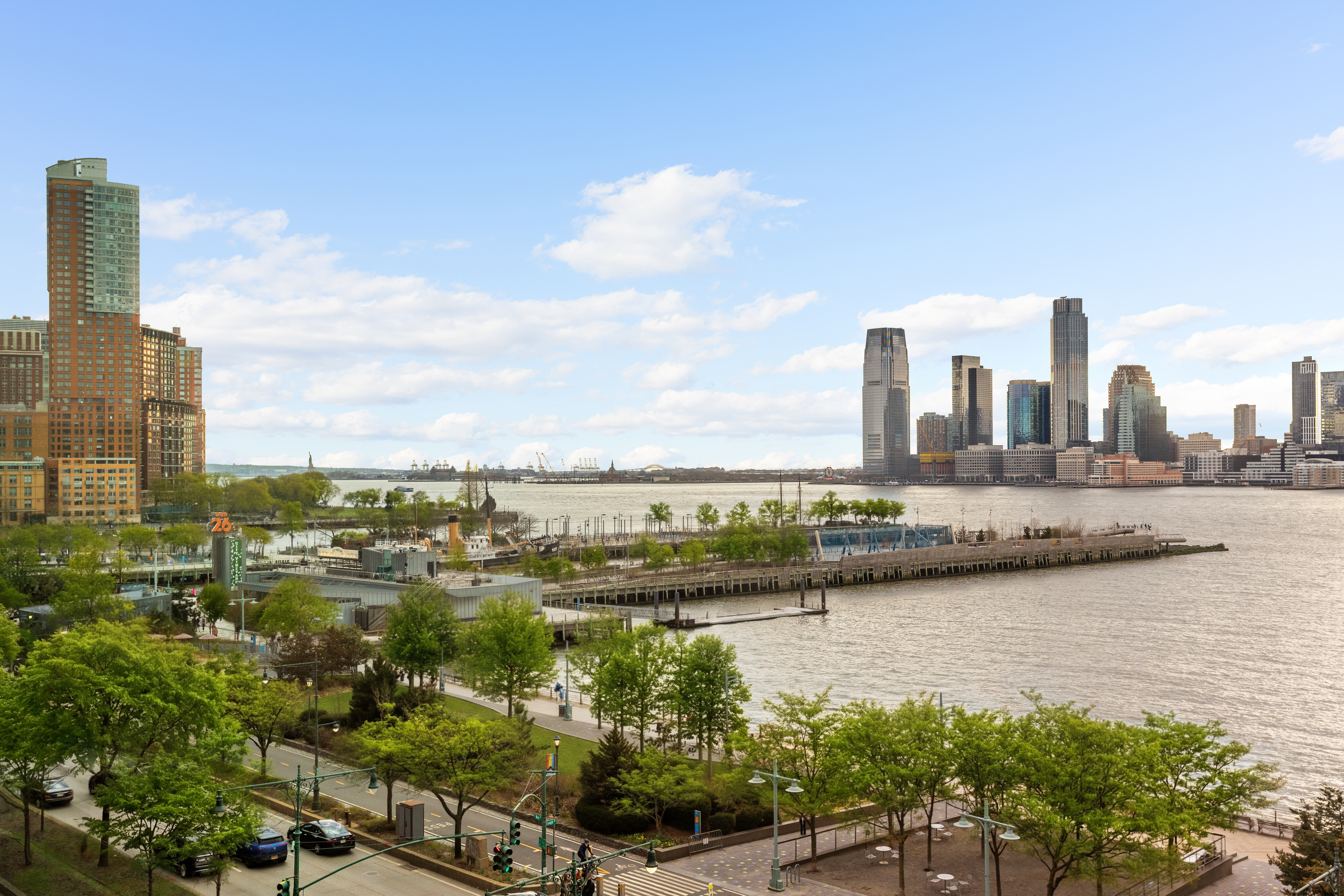 92 Laight Street, Unit 6D Manhattan, NY 10013 - Photo 4 of 15 a view of a city with a lake