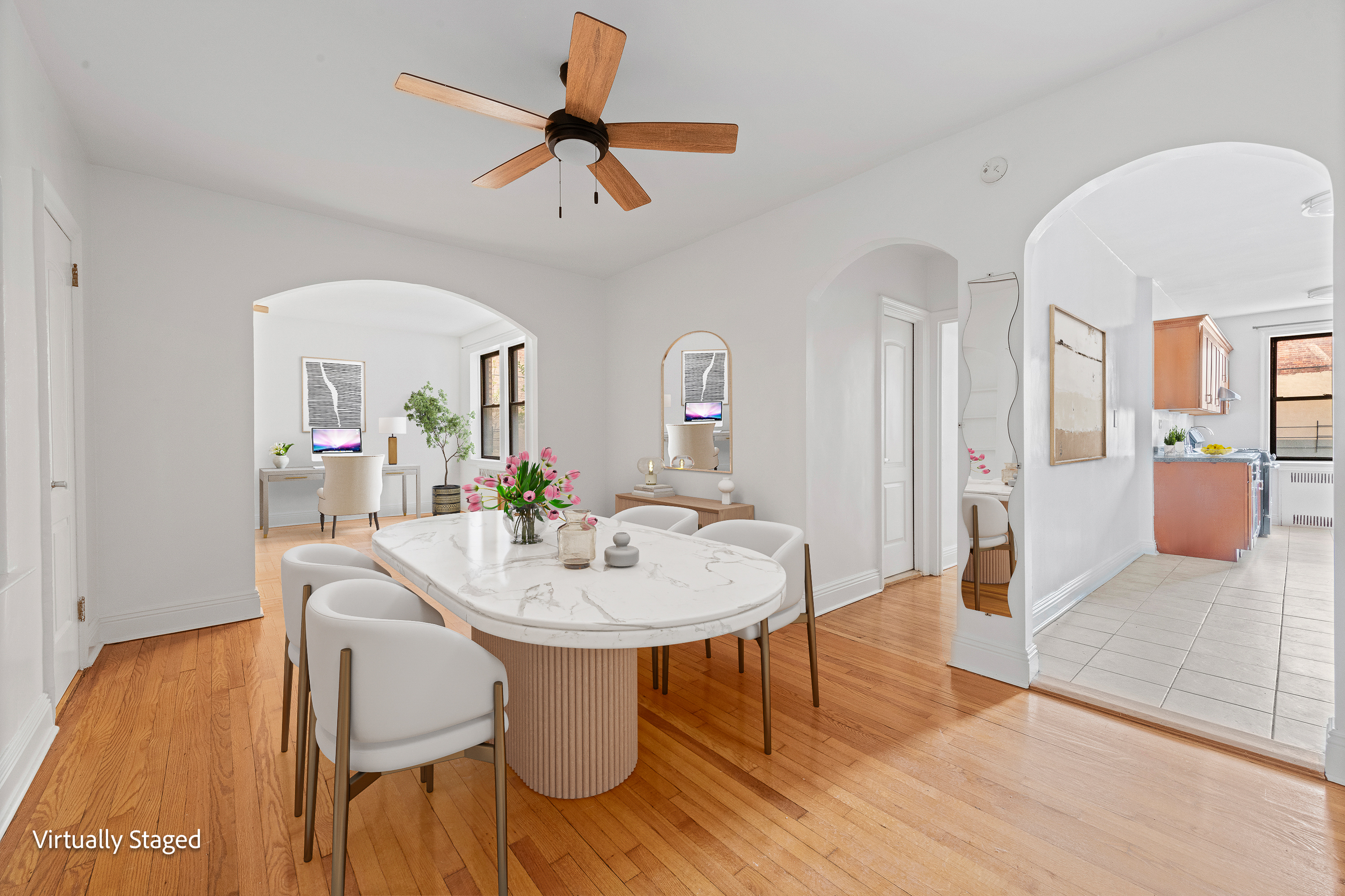 40 Clarkson Avenue Brooklyn, NY 11226 - Photo 3 of 18 a view of a dining room with furniture and wooden floor