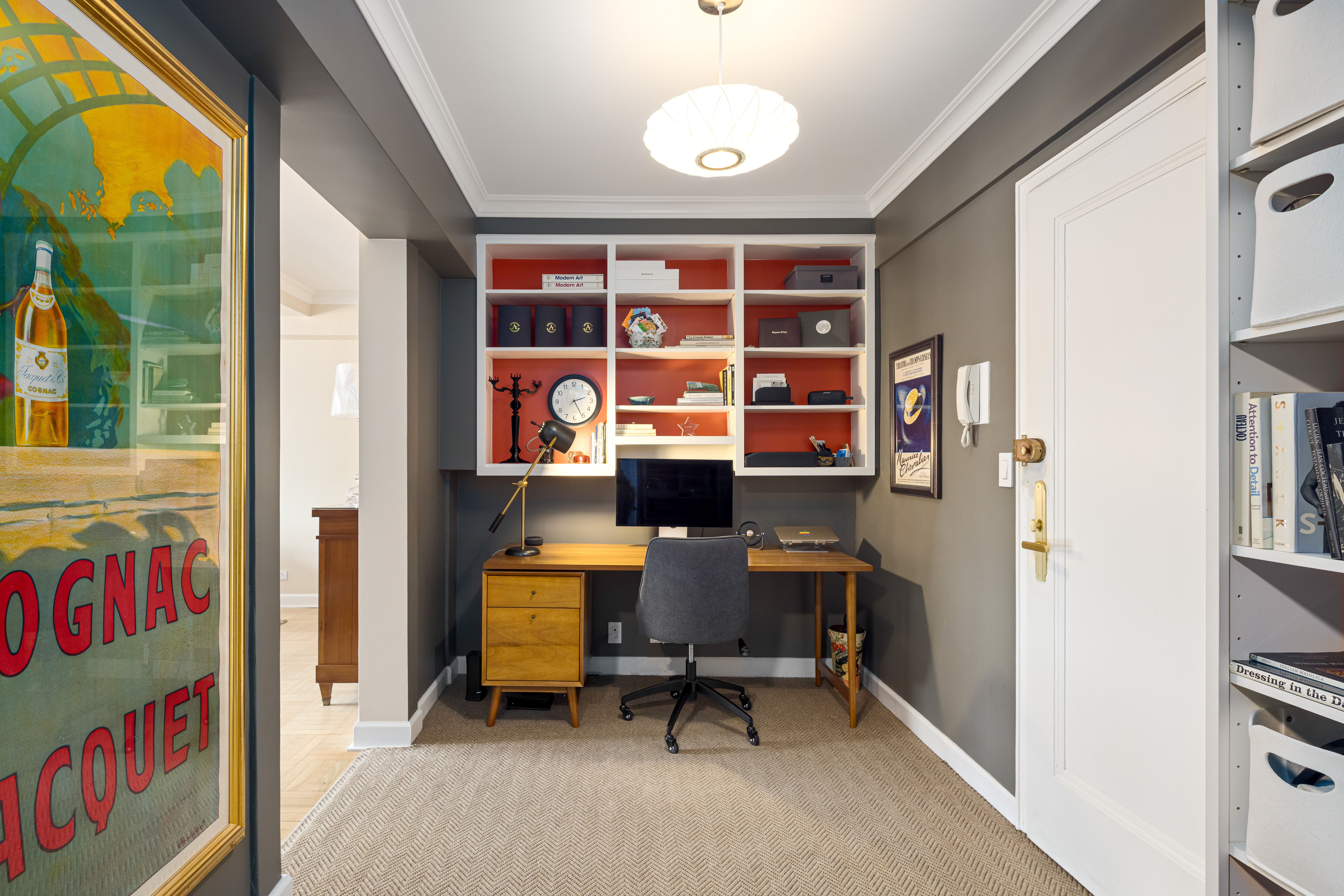 320 West 76th Street, Unit 6D Manhattan, NY 10023 - Photo 6 of 16 a view of a workspace with furniture and a window