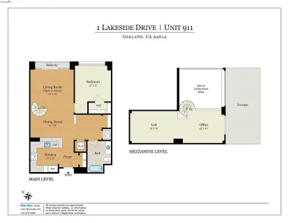 $798,000 | 1 Lakeside Drive, Unit 911, Oakland, CA 94612