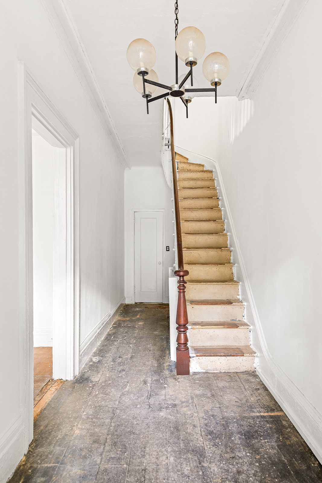 46 Willow Place Brooklyn, NY 11201 - Photo 3 of 31 a view of a staircase with white walls