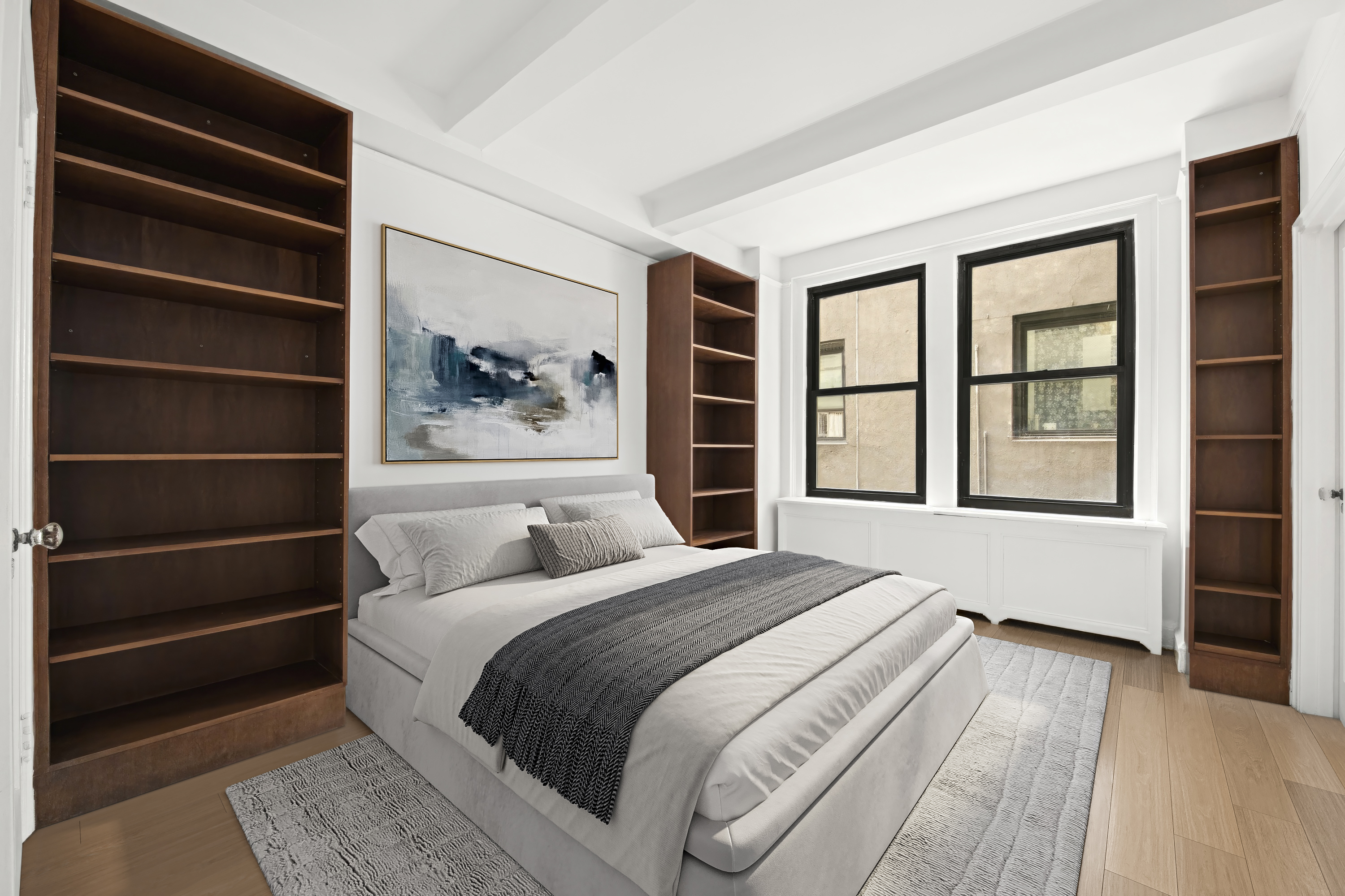 55 East 72nd Street, Unit 2NORTH Manhattan, NY 10021 - Photo 13 of 18 a bedroom with a large bed and a window