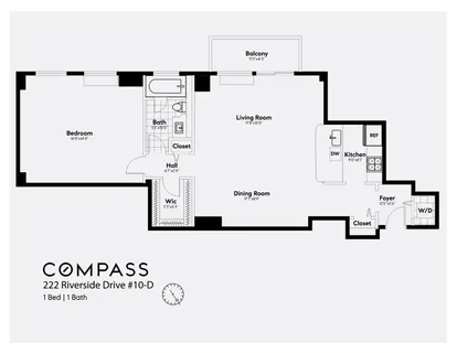 $1,275,000 | 222 Riverside Drive, Unit 10D | Upper West Side