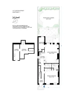 $1,799,000 | 417 Clinton Street, Unit 1 | Carroll Gardens