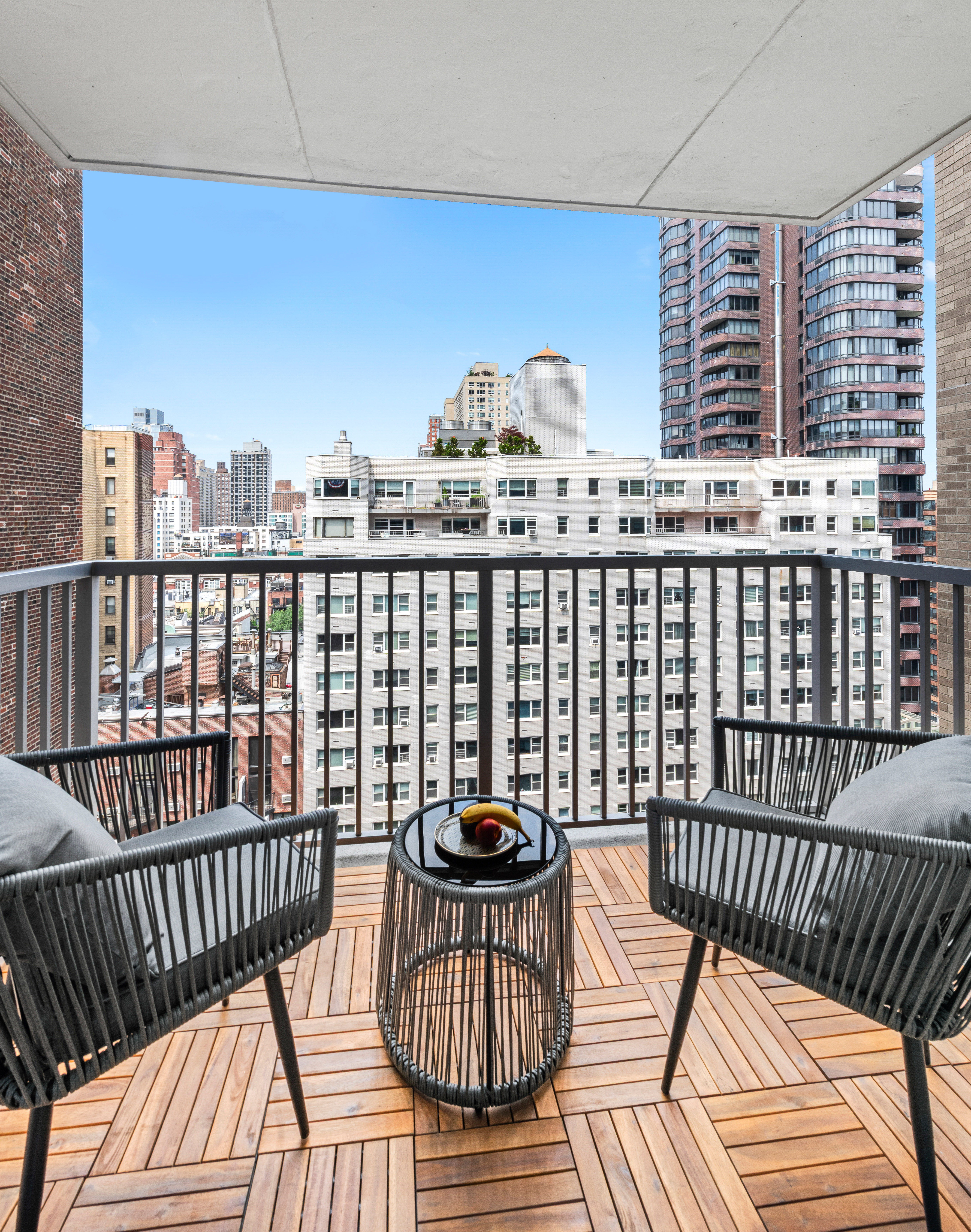 444 East 86th Street, Unit 16B Manhattan, NY 10028 - Photo 11 of 14 a view of balcony with wooden floor
