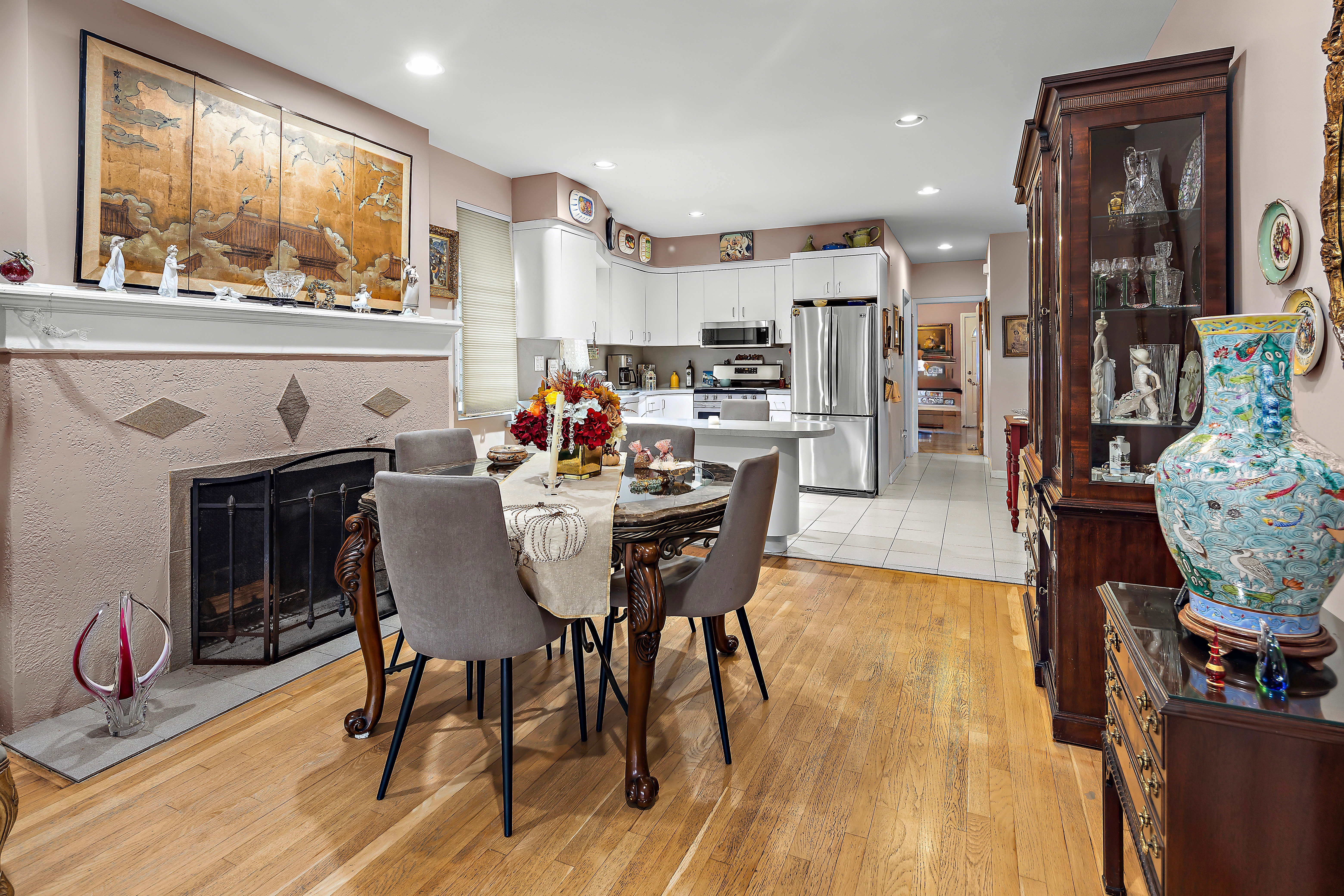 558 84th Street Brooklyn, NY 11209 - Photo 8 of 25 a view of a dining room with furniture window and wooden floor