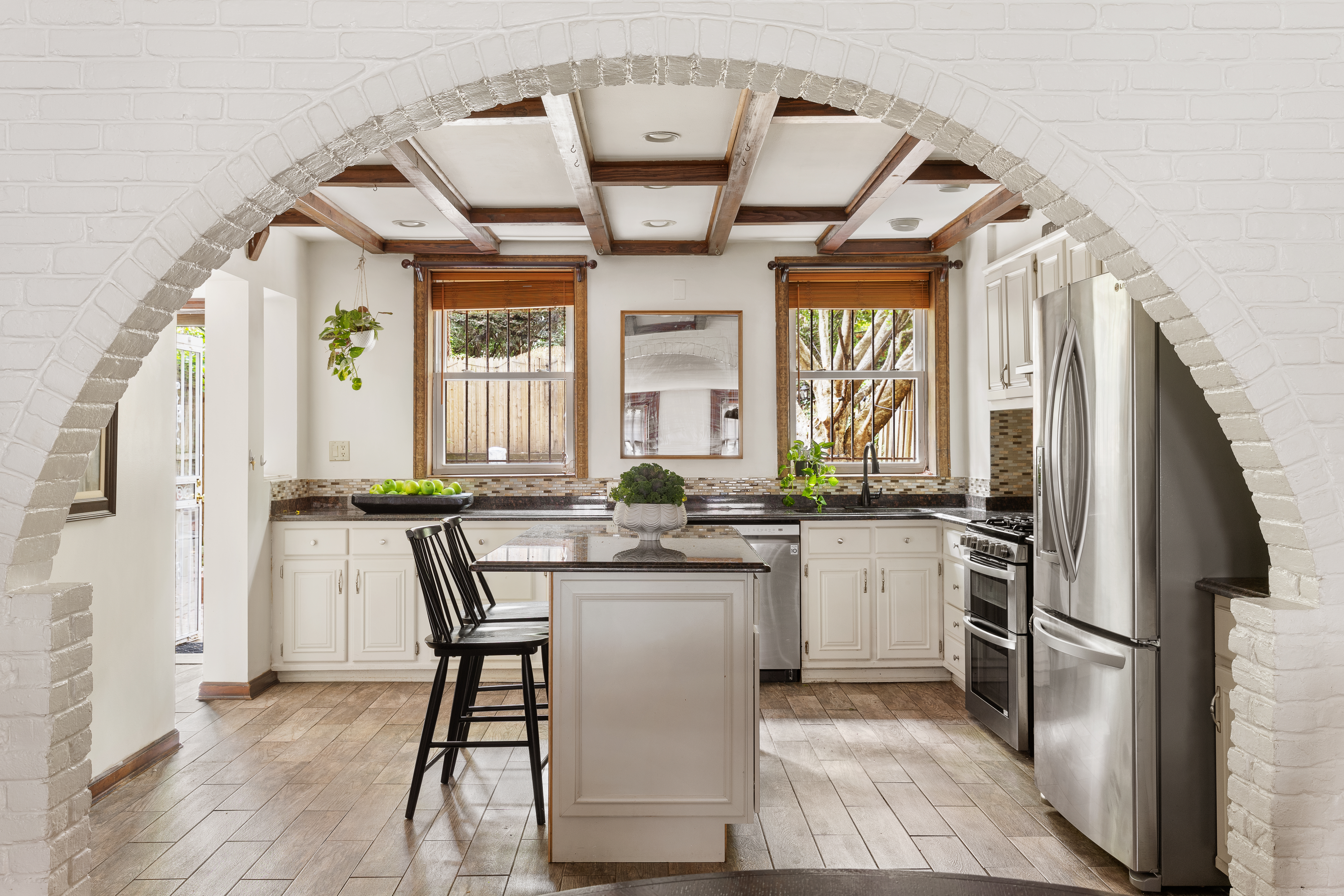 51 South Portland Avenue Brooklyn, NY 11217 - Photo 12 of 18 a kitchen with a sink a refrigerator and window