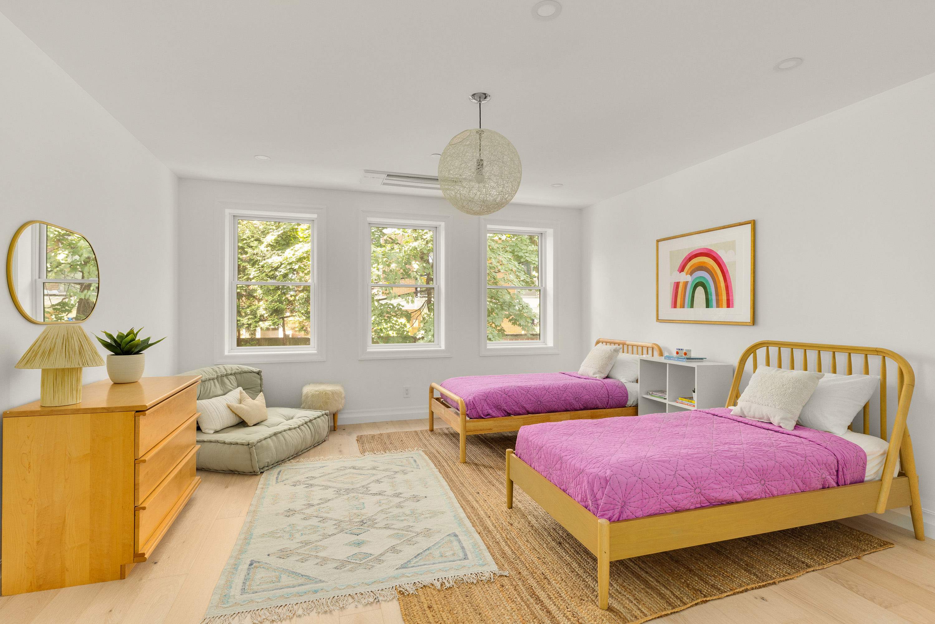 578 20th Street Brooklyn, NY 11218 - Photo 8 of 28 a spacious bedroom with two beds and a window