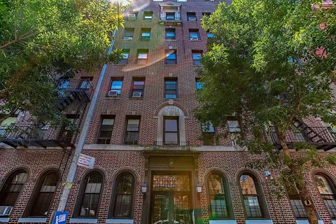 a front view of a house with a space