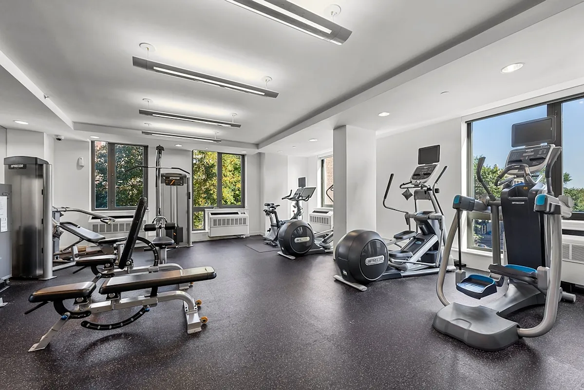 626 Flatbush Avenue, Unit 7E Brooklyn, NY 11225 - Photo 15 of 23 a view of a room with gym equipment
