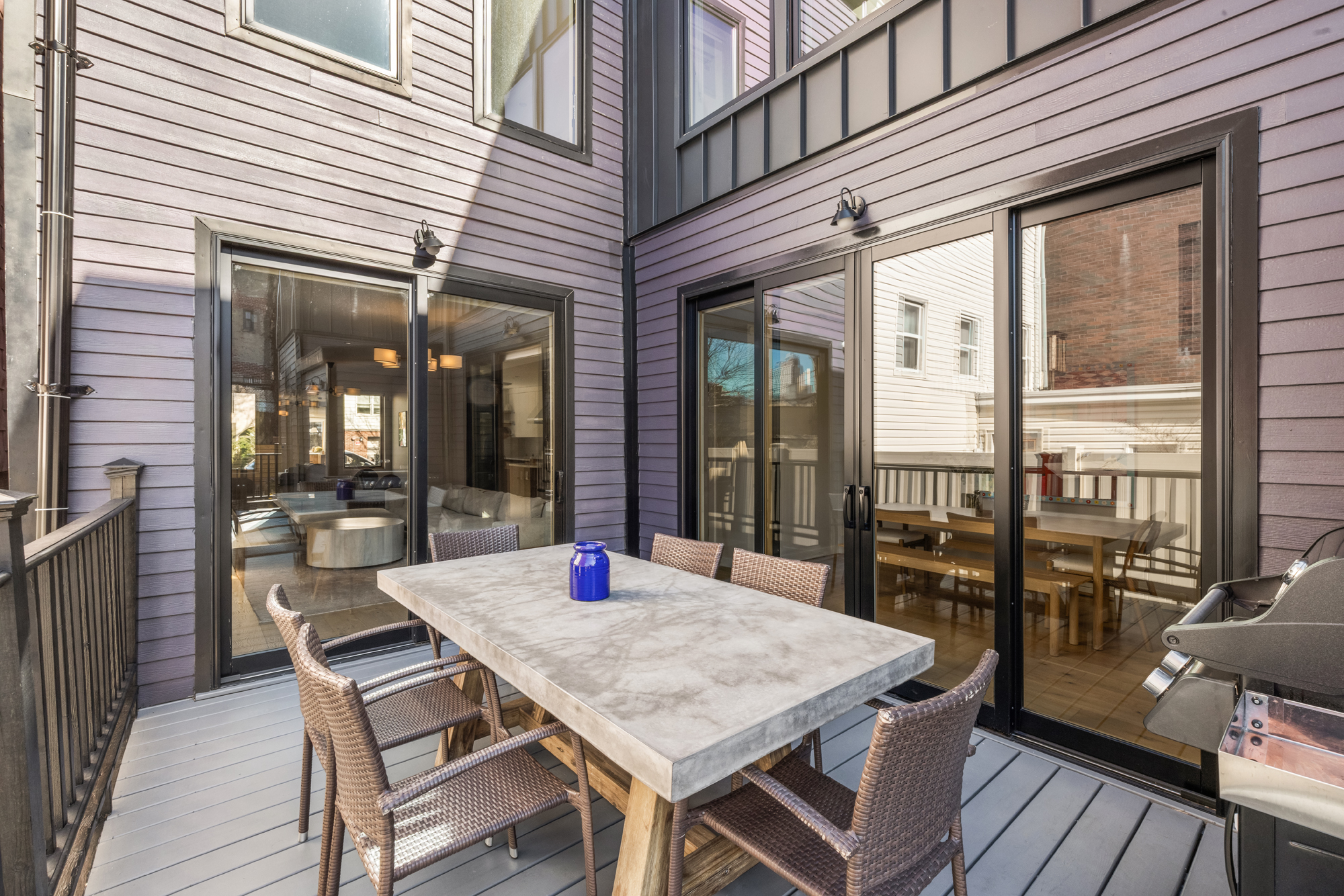 683 Leonard Street Brooklyn, NY 11222 - Photo 7 of 25 a view of a patio with table and chairs