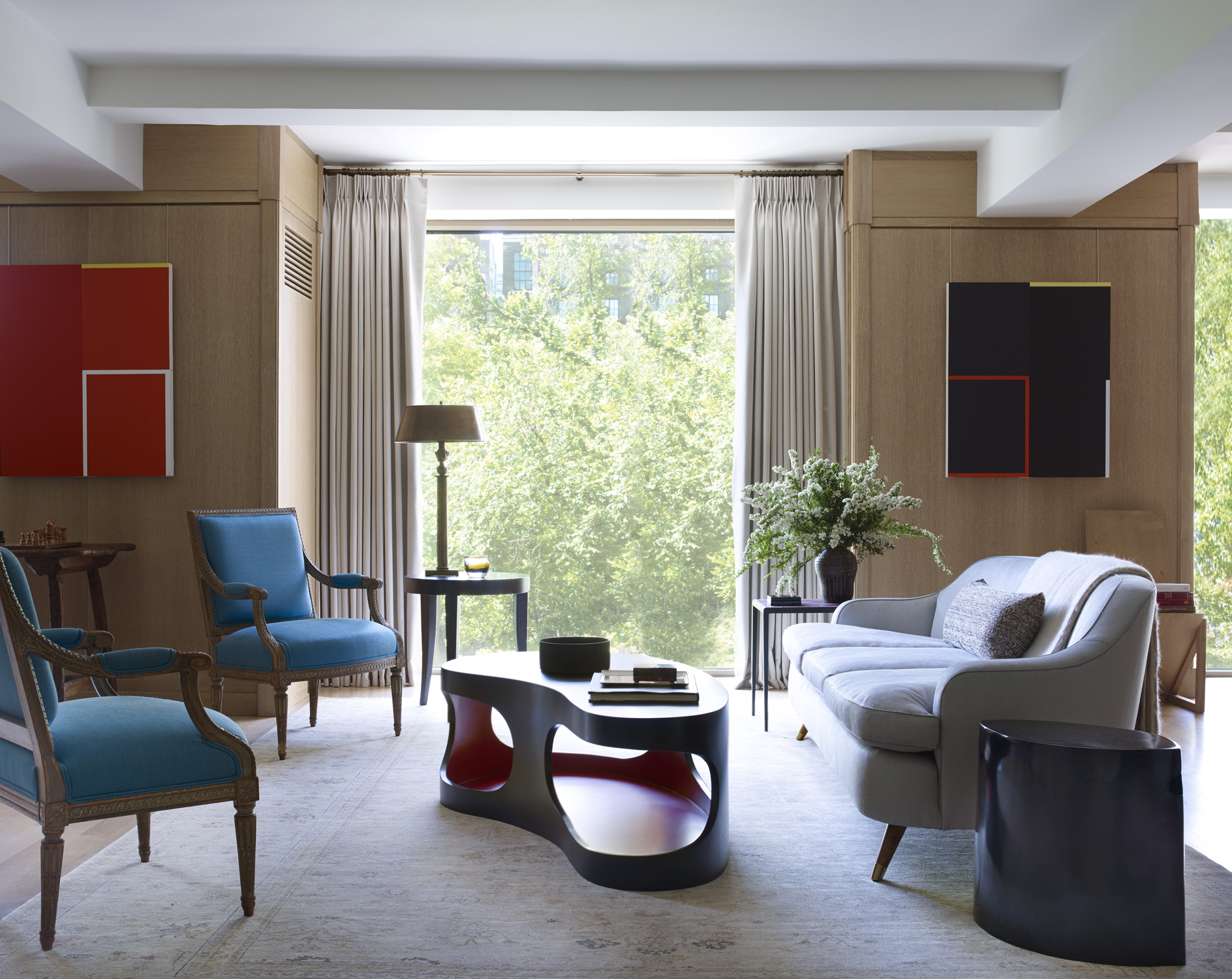 50 Gramercy Park North, Unit 5A Manhattan, NY 10010 - Photo 1 of 10 a living room with furniture and a large window