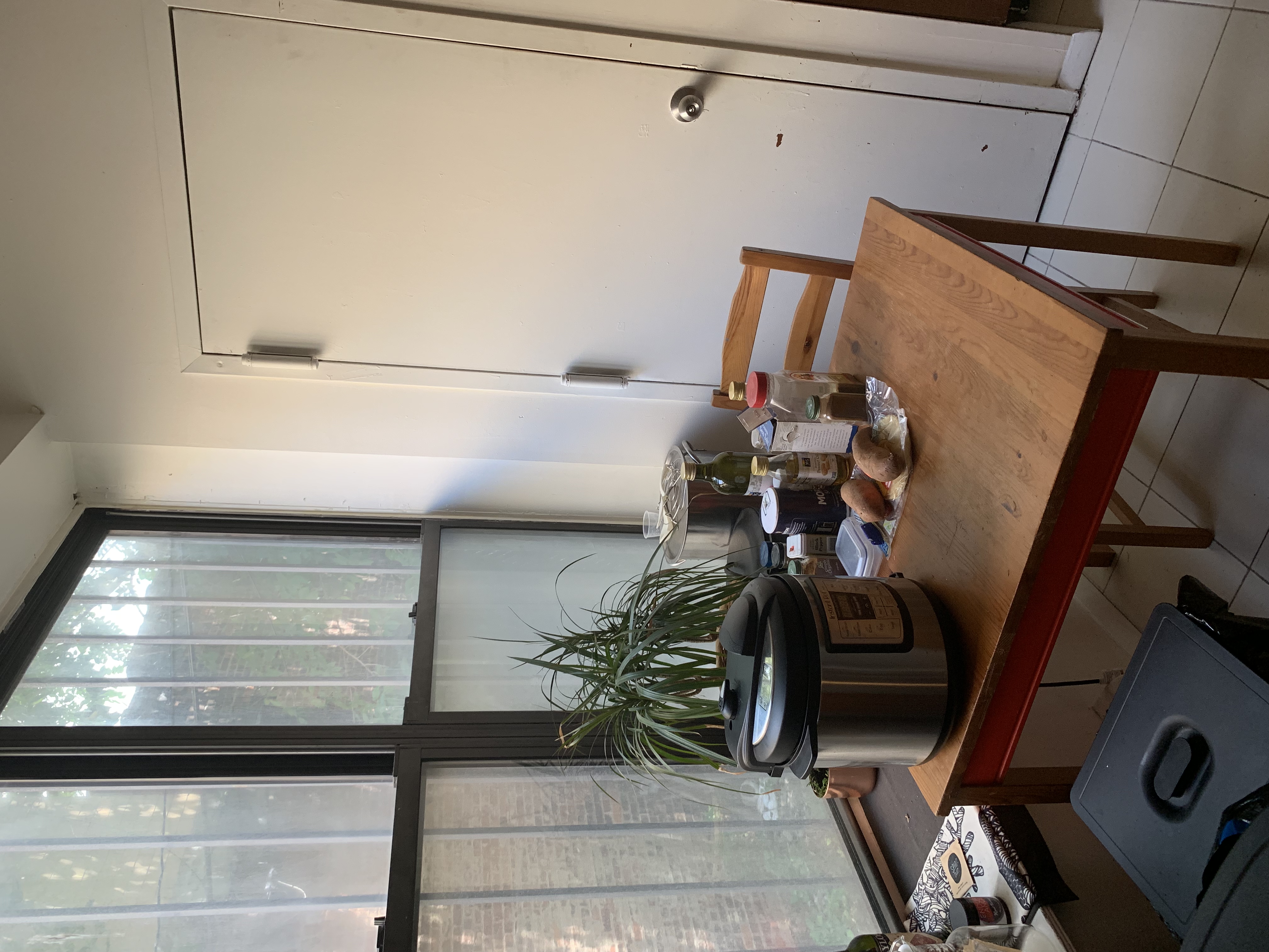 149 Sterling Street, Unit 1C Brooklyn, NY 11225 - Photo 4 of 6 a view of a workspace with furniture and a potted plant