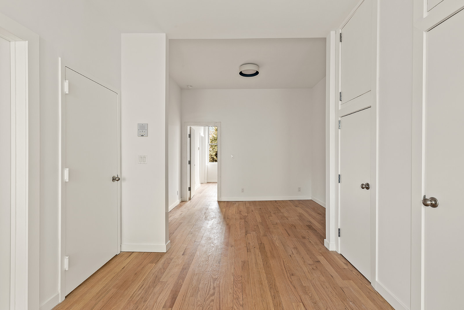 109 2nd Place Brooklyn, NY 11231 - Photo 15 of 26 a view of a hallway with wooden floor