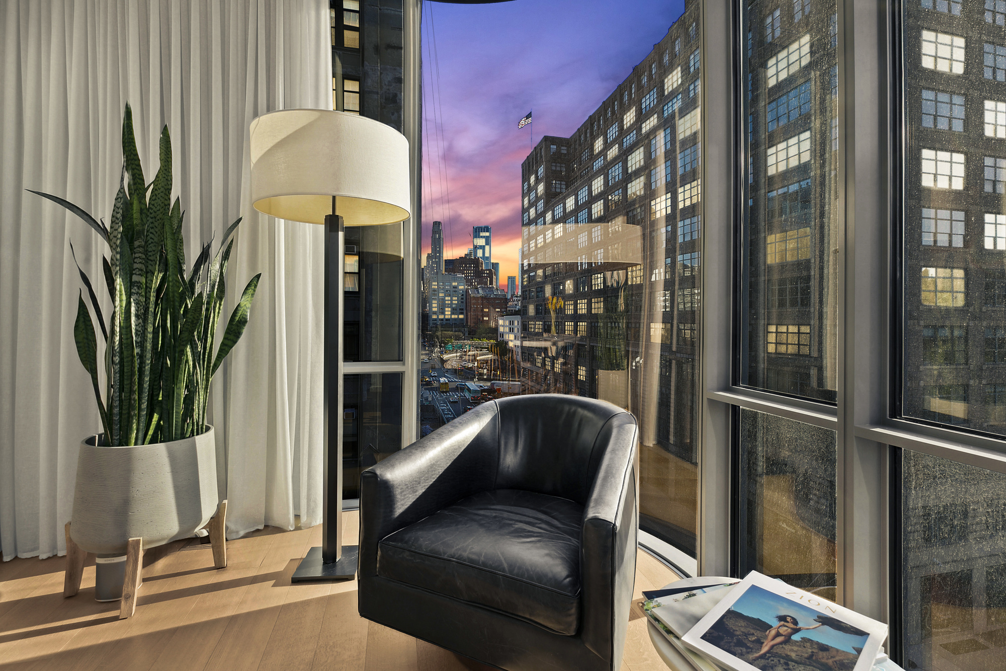 565 Broome Street, Unit S8C Manhattan, NY 10013 - Photo 6 of 24 a view of balcony with furniture