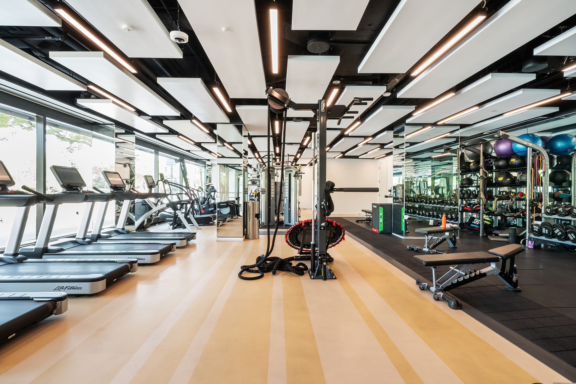 450 Washington Street, Unit 517 Manhattan, NY 10013 - Photo 10 of 11 a view of a room with gym equipment