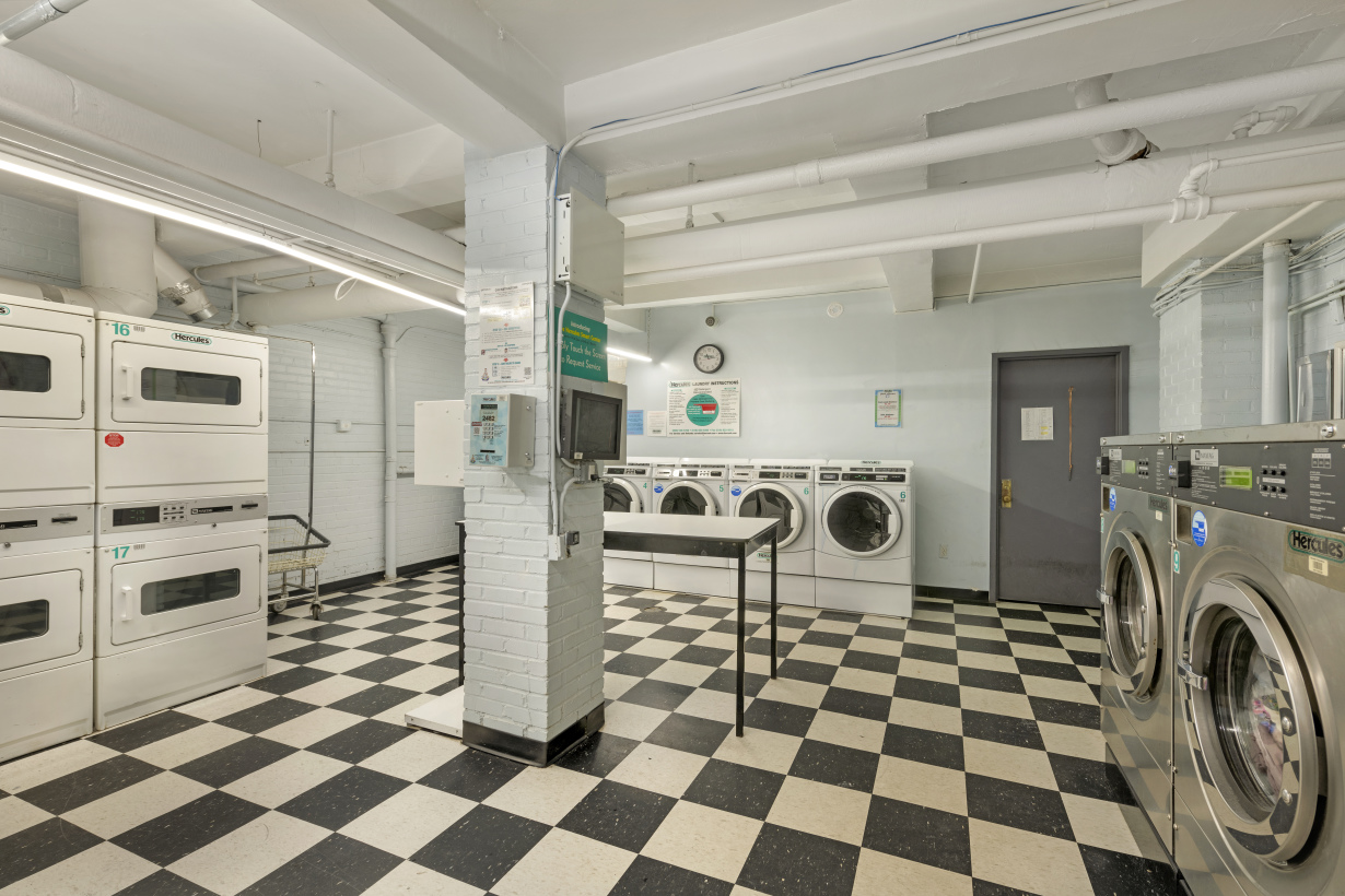 200 West 108th Street, Unit 2A Manhattan, NY 10025 - Photo 11 of 13 a room with a black white checkered floor