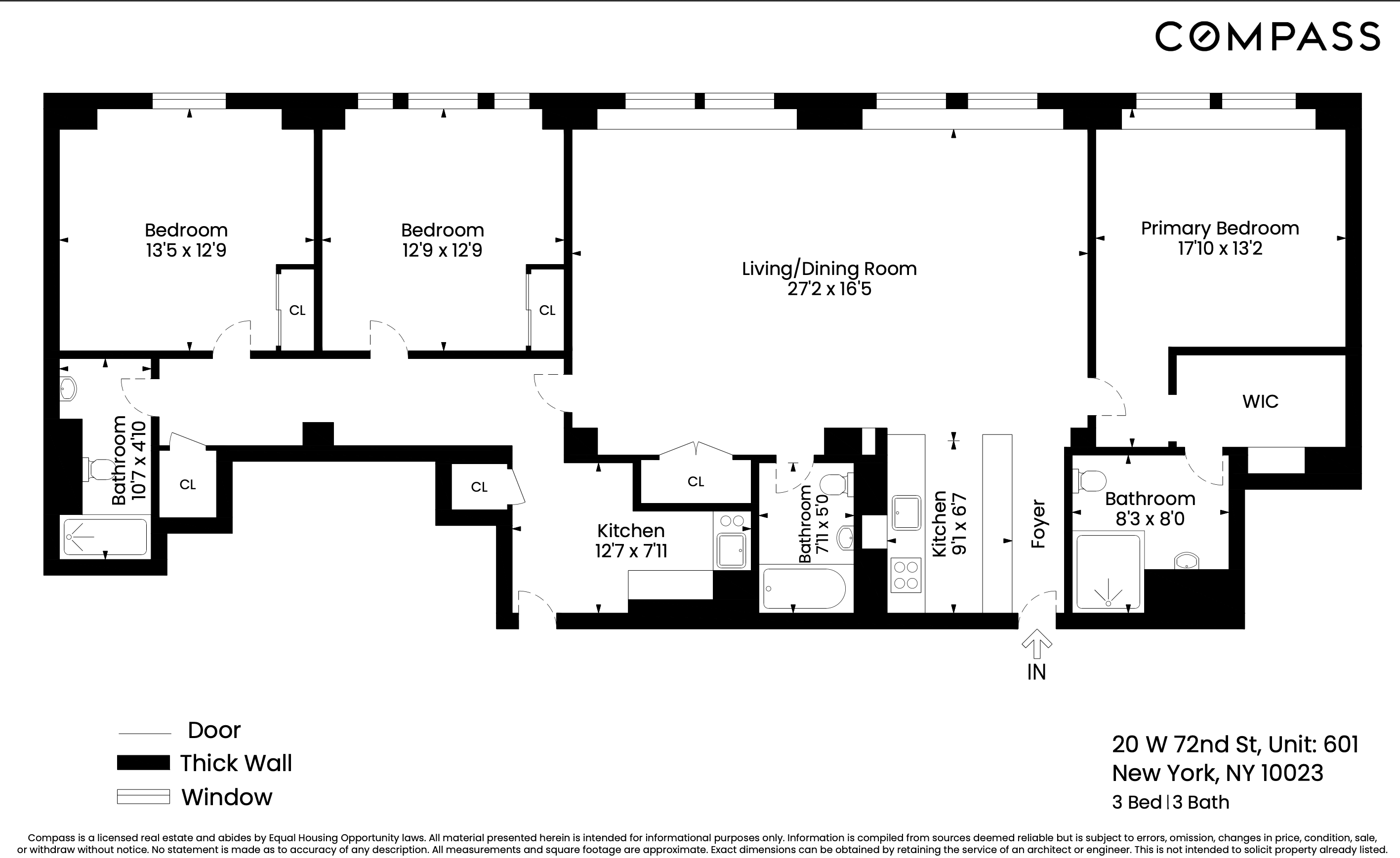 20 West 72nd Street, Unit 601 Manhattan, NY 10023 - Photo 21 of 21 a picture of a floor plan