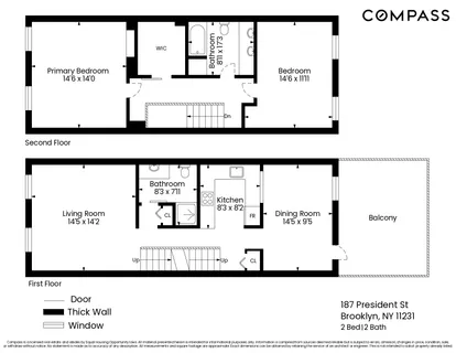$11,500 | 187 President Street, Unit 2 | Carroll Gardens