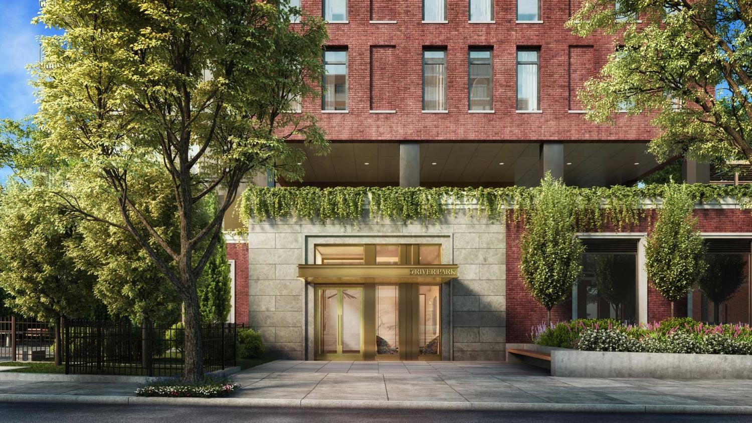 347 Henry Street, Unit 12A Brooklyn, NY 11201 - Photo 21 of 26 a front view of a house with a yard