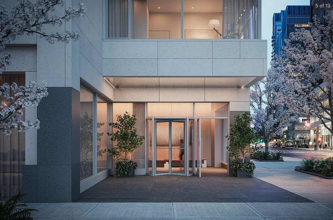 611 West 56th Street, Unit 6D Manhattan, NY 10019 - Photo 4 of 10 a view of a building with a street