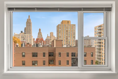 a view of a large building with a outdoor space