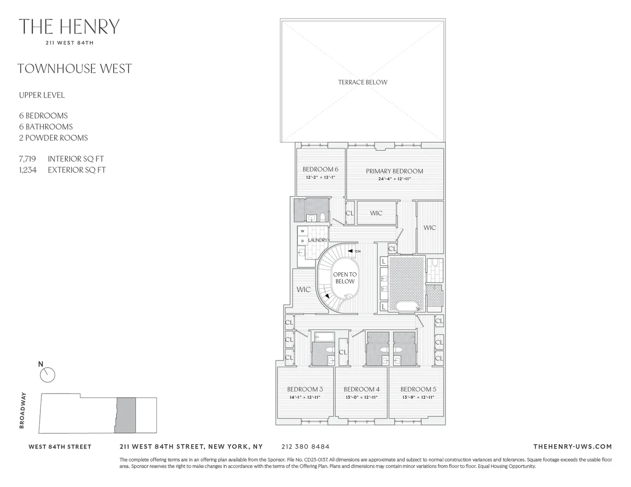 $17,000,000 | 211 West 84th Street, Unit THWEST | Upper West Side