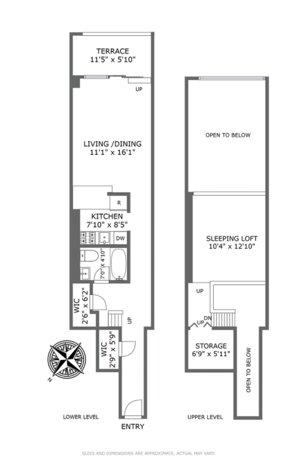 350 East 62nd Street, Unit 4D Manhattan, NY 10065 - Photo 3 of 3 a picture of a floor plan