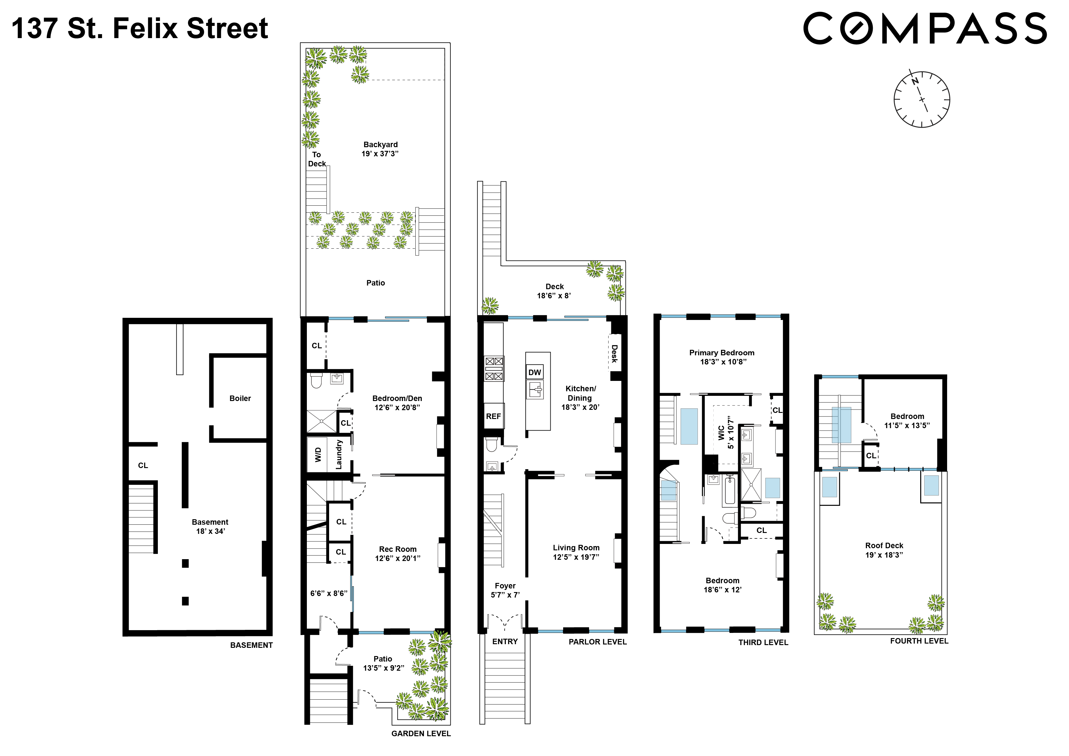 137 St Felix Street Brooklyn, NY 11217 - Photo 18 of 18 a picture of a floor plan