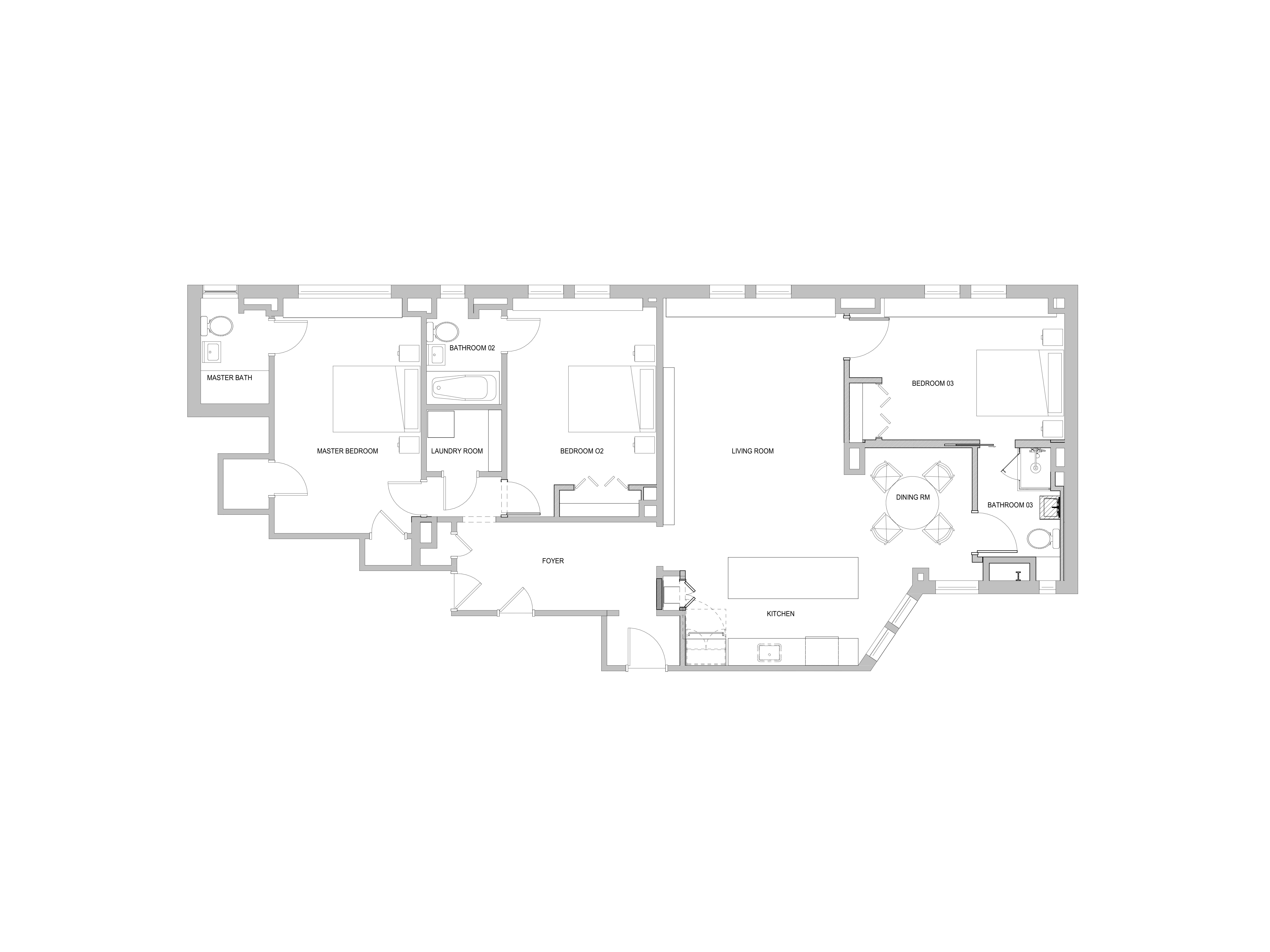 47 Plaza Street West, Unit 5B Brooklyn, NY 11217 - Photo 14 of 14 a picture of a floor plan